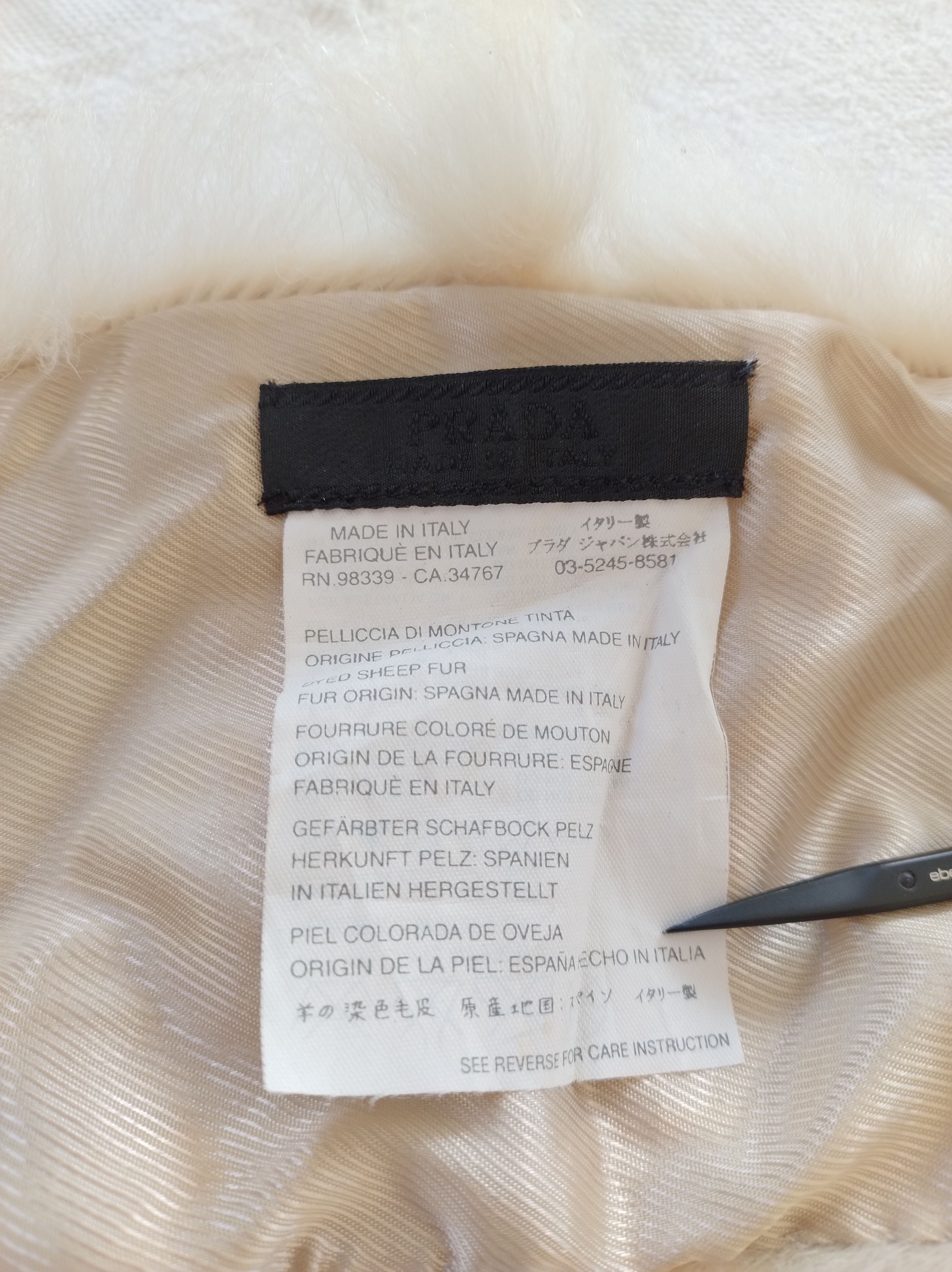 Prada Prada Biker Leather Jacket Shearling collar Belt S archive Size S / US 4 / IT 40 - 14 Thumbnail