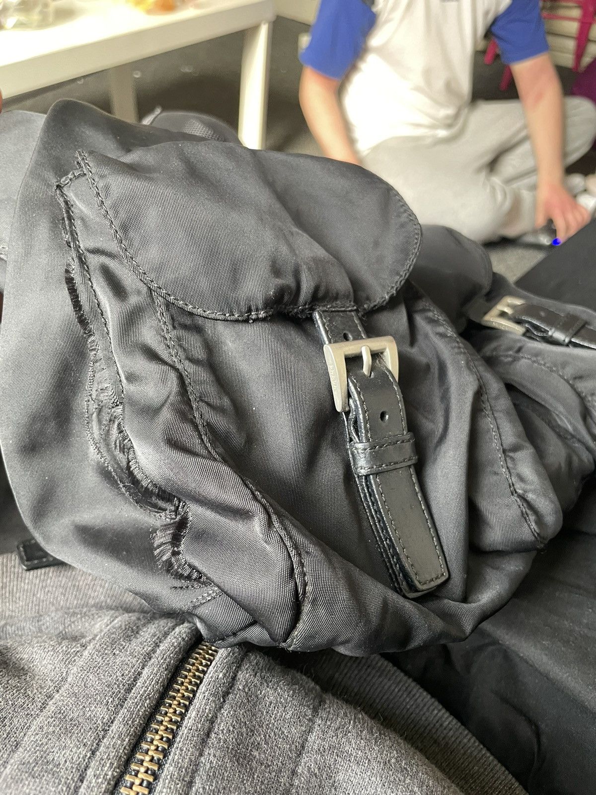Prada Prada nylon ruck sack in black Size ONE SIZE - 15 Thumbnail