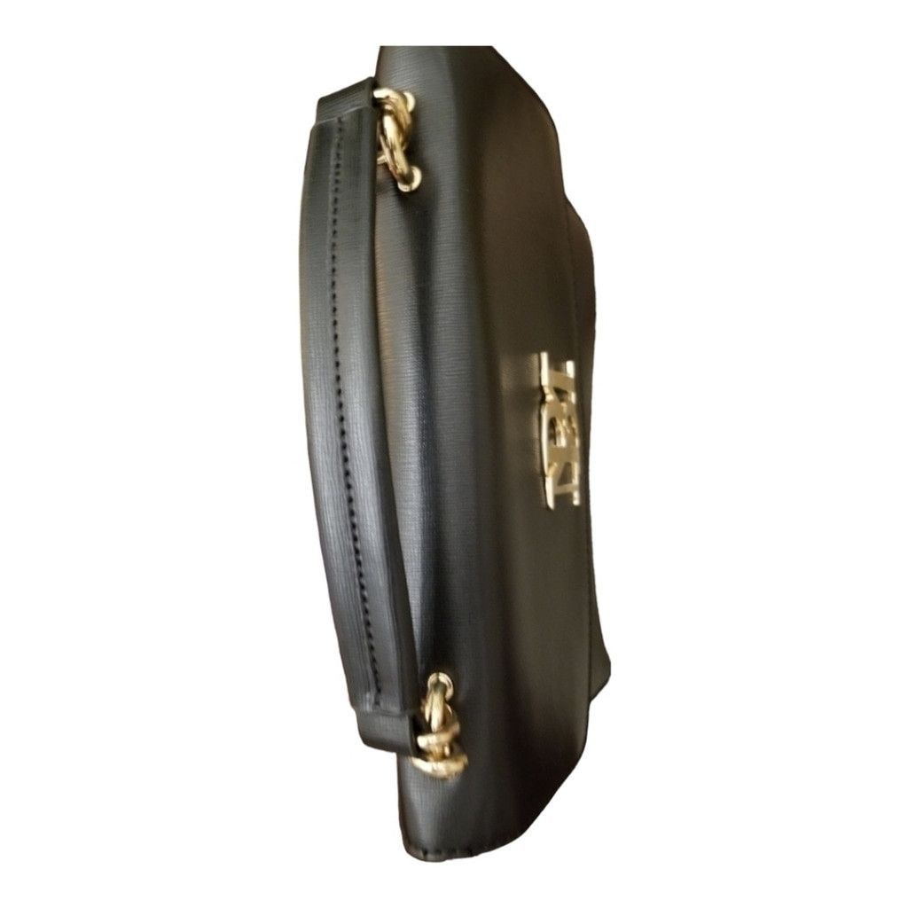 Badgley Mischka Black Leather Bag Sz Medium