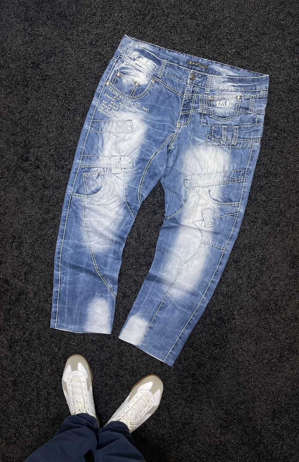 Rap Tees Kosmo Lupo Multipocket Jeans Avant Garde Rap Hip-Hop Y2K Size US 36 / EU 52 - 10 Thumbnail