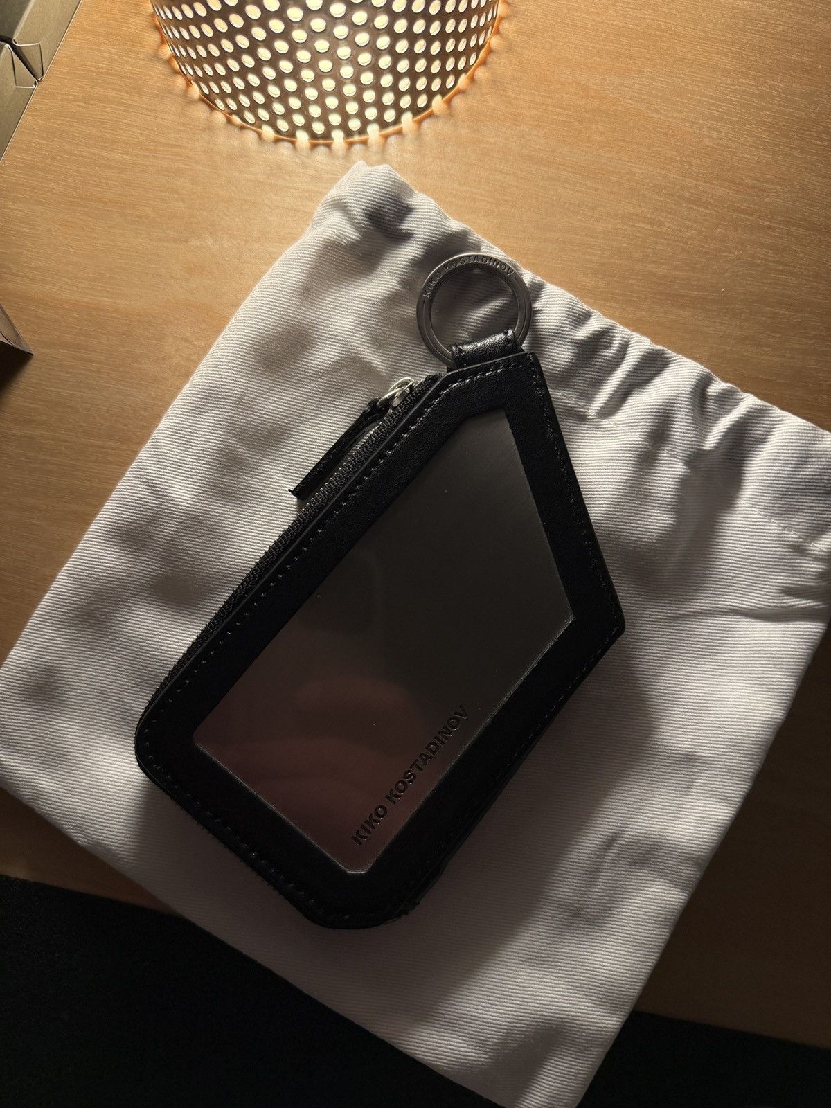 小物 kiko kostadinov 24aw ohne wallet Ohne Wallet in Light Brown/Cement - Kiko Kostadinov