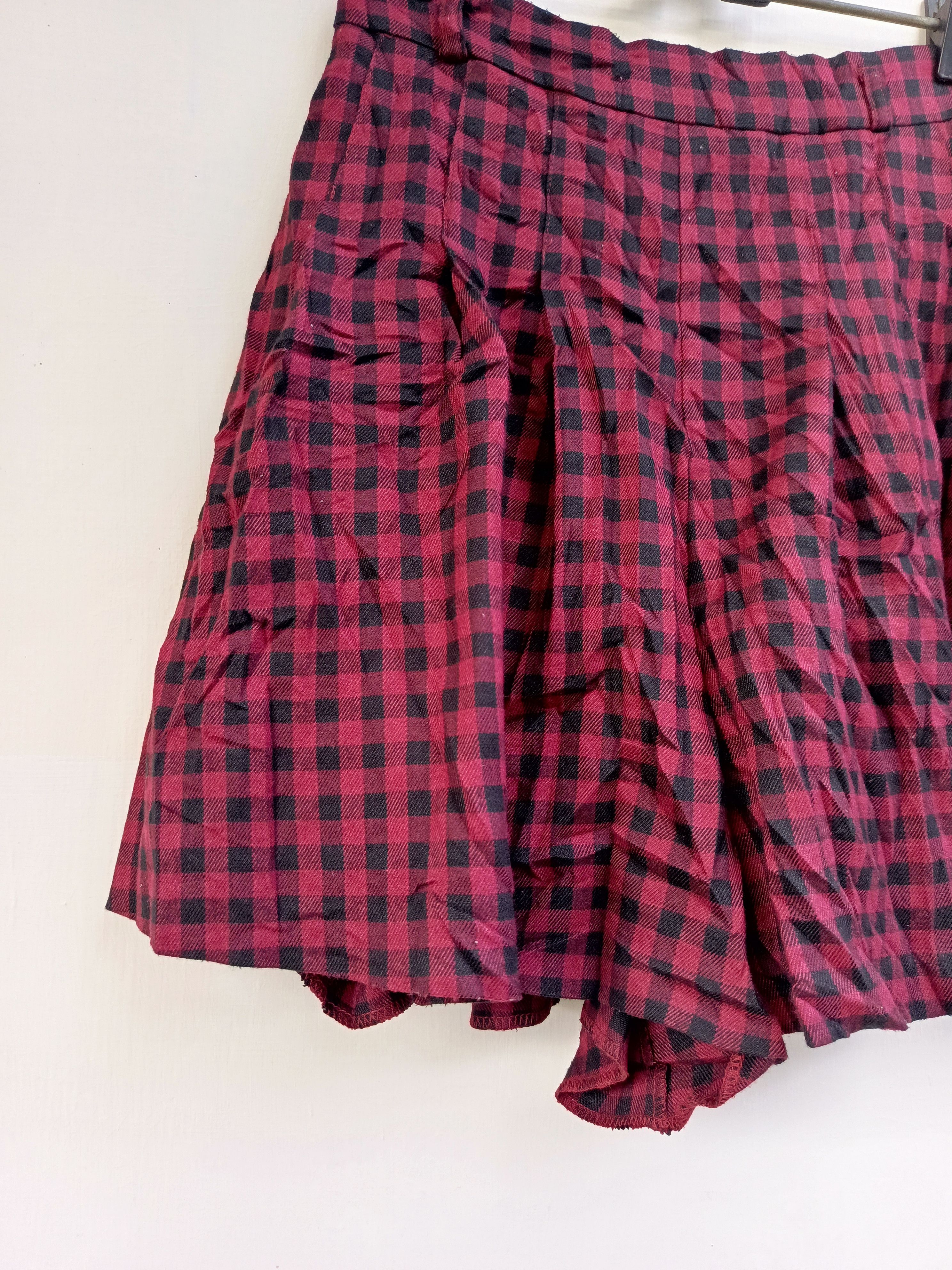 Japanese Brand Colza plaid punk skirt Size 28" / US 6 / IT 42 - 3 Thumbnail