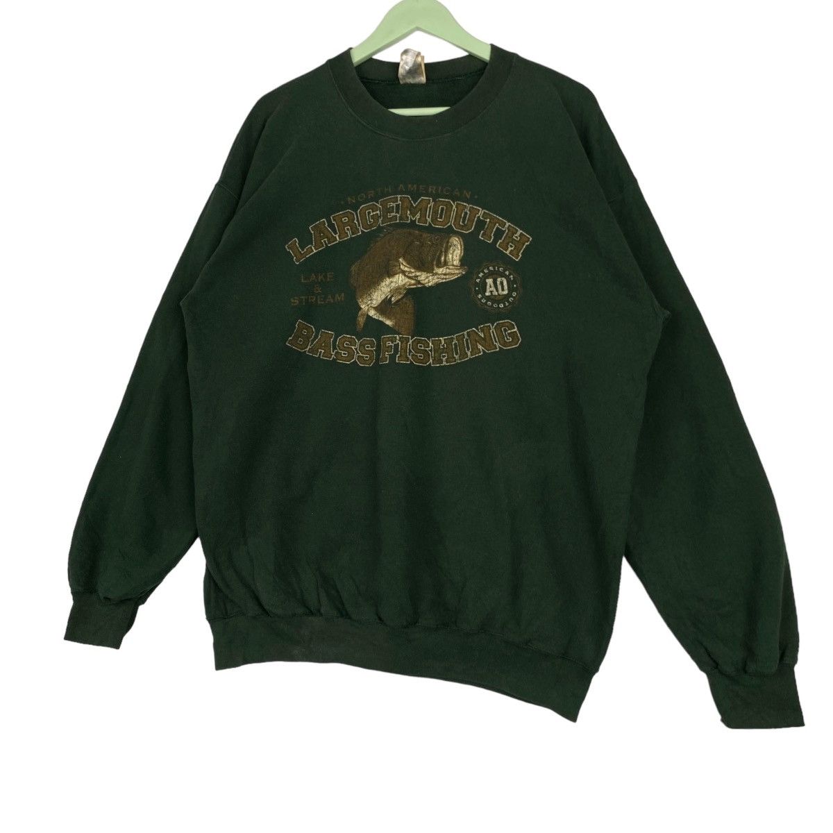 Gildan × Vintage Vintage Gildan Heavy Blend Printed Crewneck Sweatshirt Green Size US XL / EU 56 / 4 - 2 Thumbnail