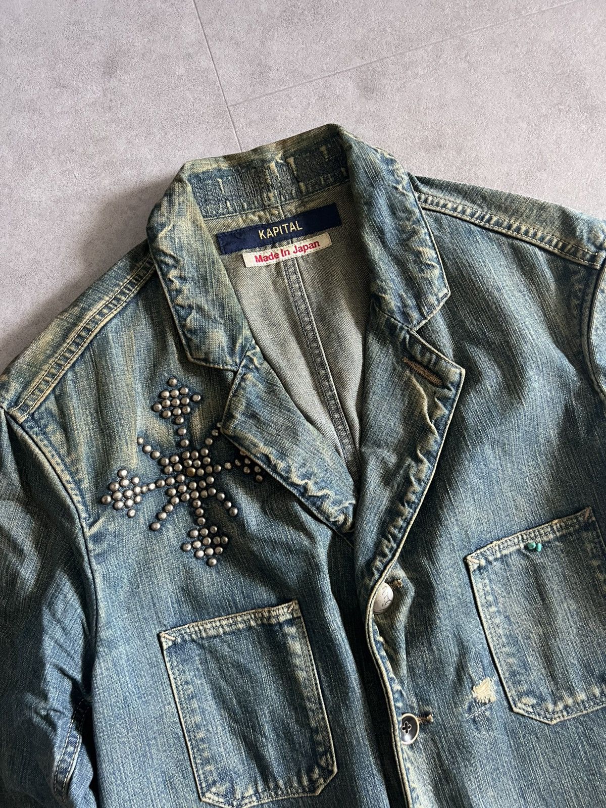 Kapital × Kapital Kountry Kapital Patchwork Denim Jacket Size US M / EU 48-50 / 2 - 2 Thumbnail