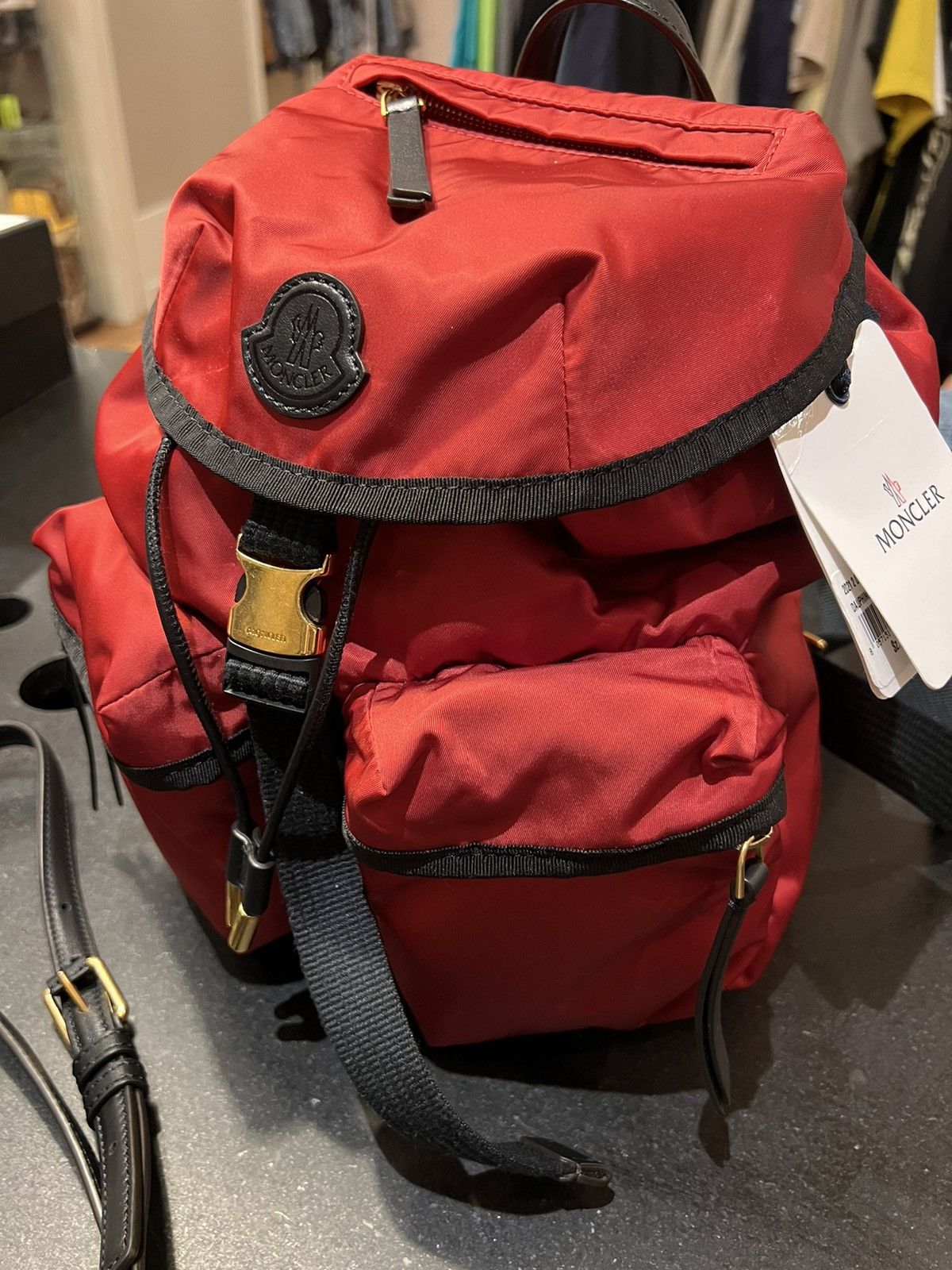 Moncler Moncler Dauphine Large Backpack red brand new Size ONE SIZE - 2 Thumbnail