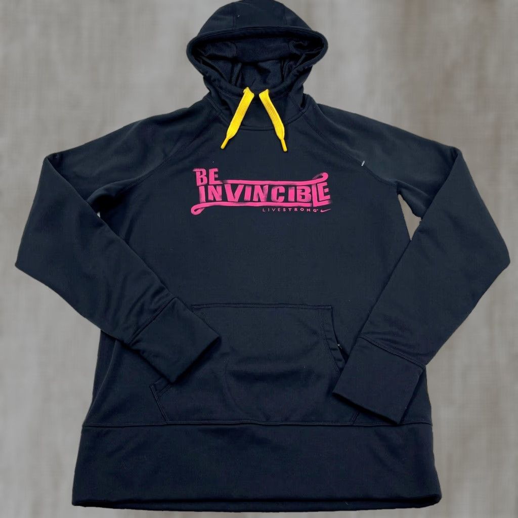Nike Nike Hoodie Women L Black Therma Live Strong Invincible Sweatshirt Pullover Hooded Size L / US 10 / IT 46 - 1 Thumbnail