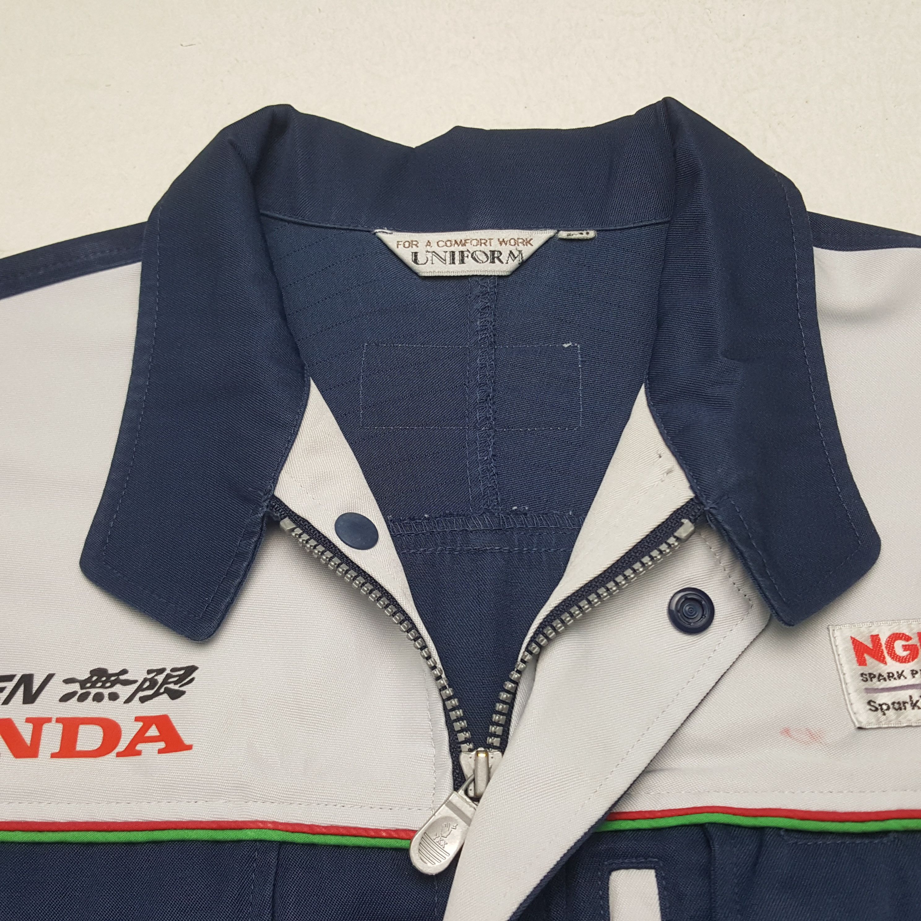 Honda × Vintage Vintage Mugen Honda X NGK Japanese Racing Custom Art Jacket Size US XL / EU 56 / 4 - 5 Thumbnail