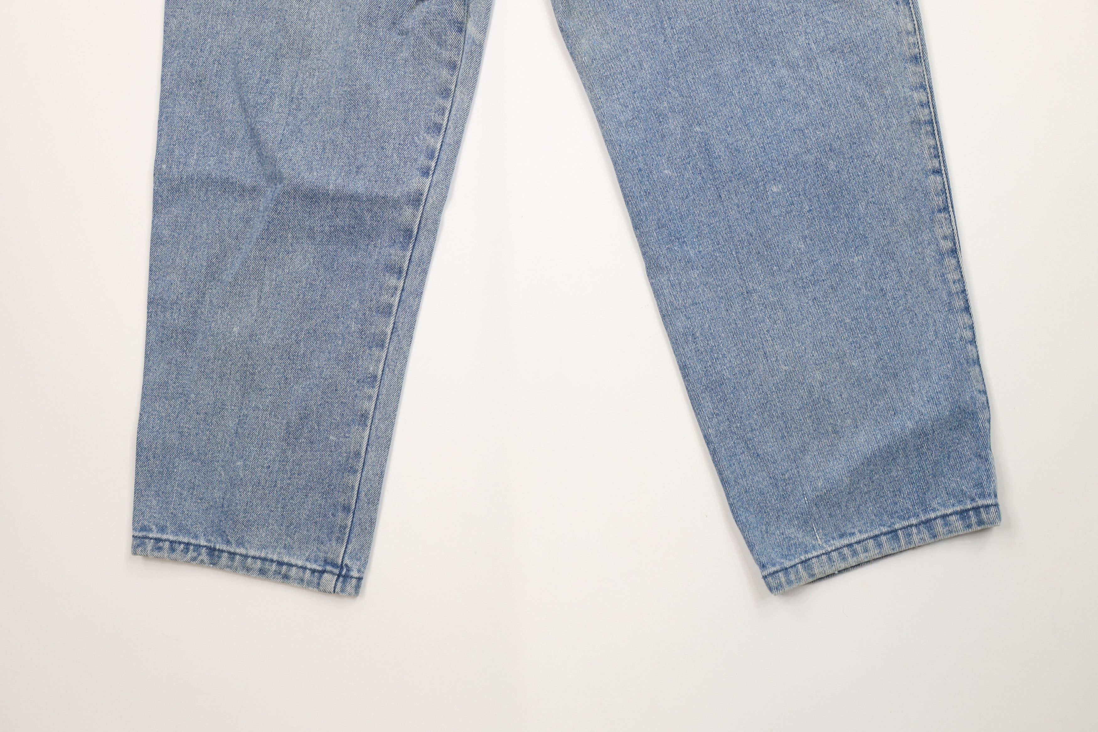 Vintage Vintage 80s 90s Streetwear Pleated Buckle Back Denim Jeans Size 32" / US 10 / IT 46 - 13 Thumbnail
