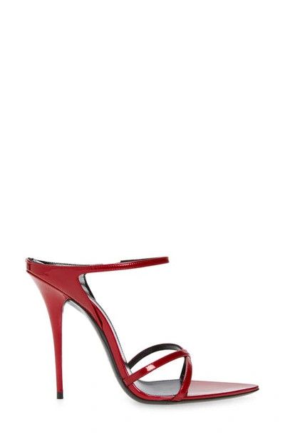 Saint Laurent Paris o1b1hav111224 Gippy Pointed Toe Sandals in Red Size US 6.5 / IT 36.5 - 1 Thumbnail