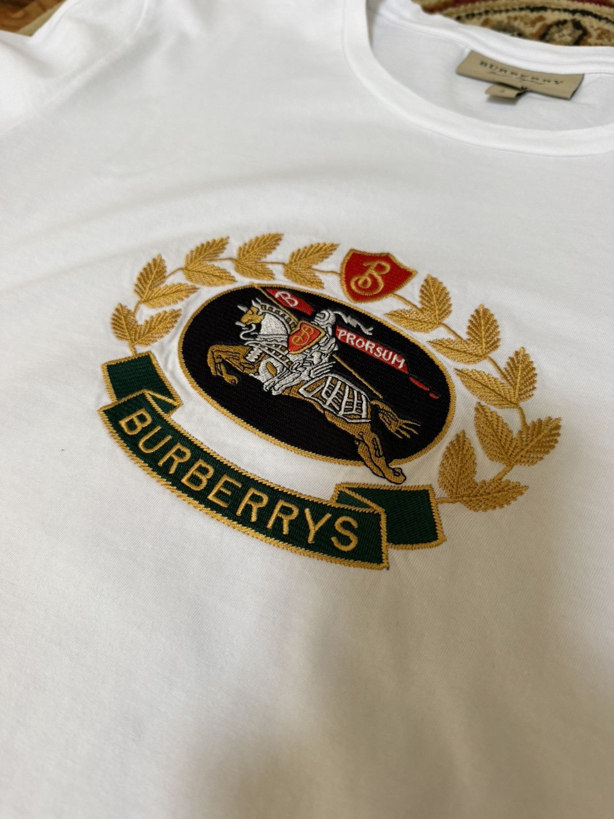 Burberry Burberry Logo T-Shirt Size US L / EU 52-54 / 3 - 2 Thumbnail