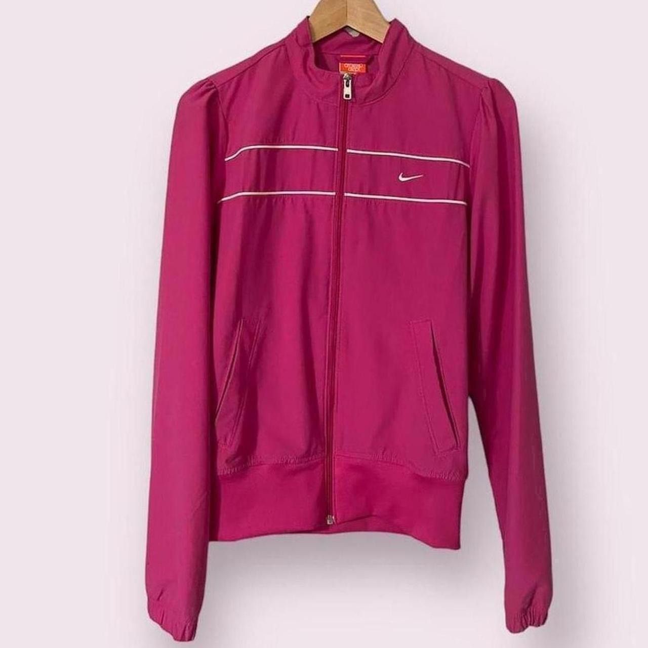 Other Ladies Y2K 2000’s Nike Zip-up Track Jacket Size M / US 6-8 / IT 42-44 - 1 Thumbnail