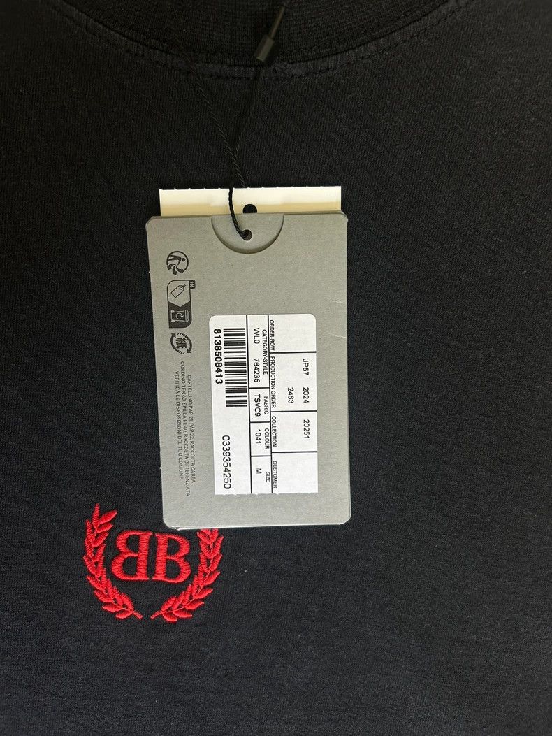 Balenciaga Balenciaga Chest Red Wheat Ear BB Letter Washed Old Loose Size US M / EU 48-50 / 2 - 5 Thumbnail