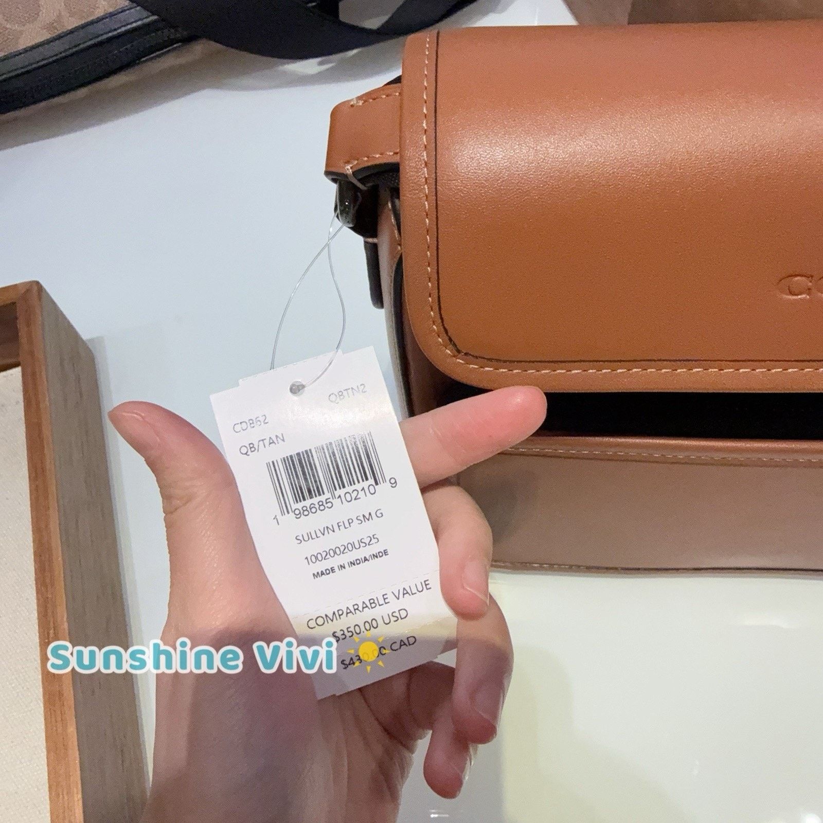 Coach NWT Coach CDB62 Leather Sullivan Leather Flap Crossbody Size ONE SIZE - 3 Thumbnail
