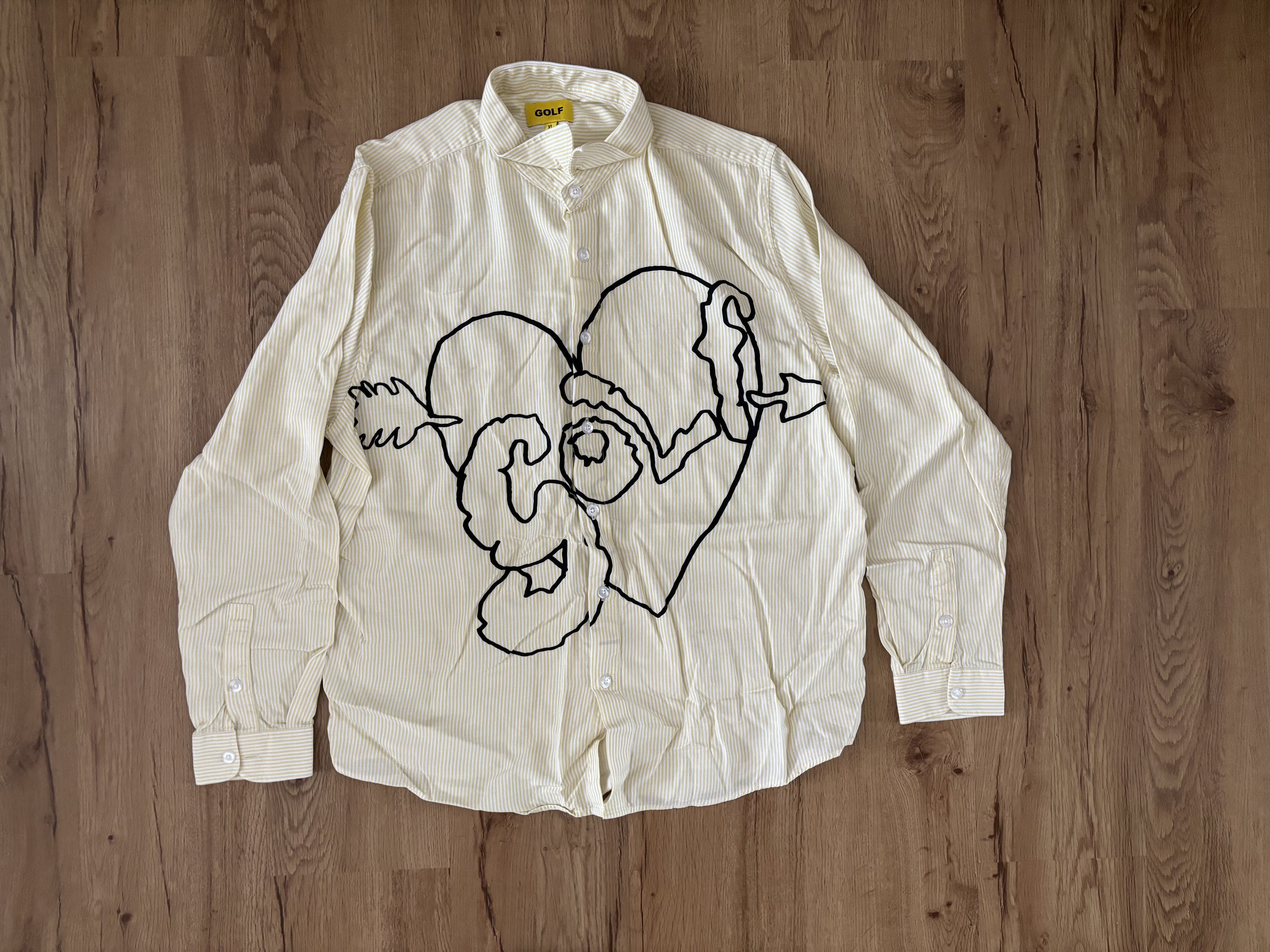 Golf Wang × Golf le Fleur × Tyler The Creator Flame Button Up Flog