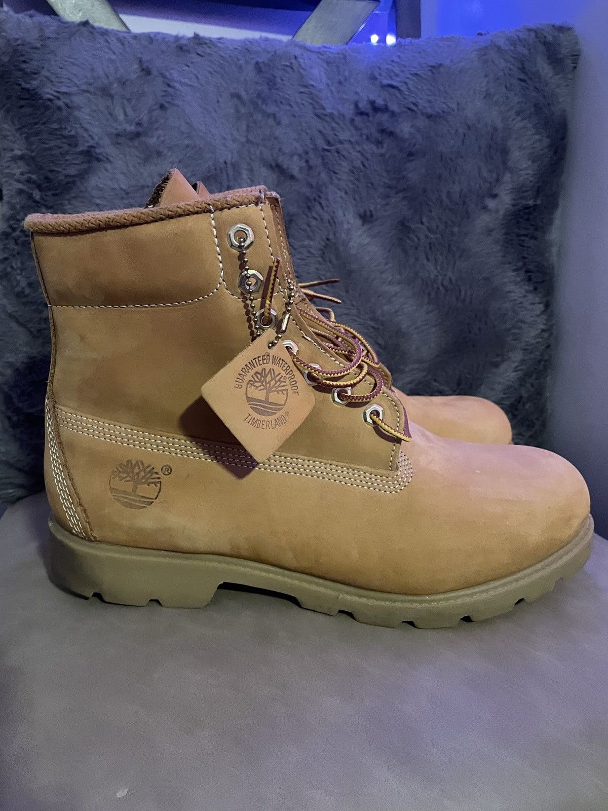 image of 50Th Anniversary Edition Premium 6Inch Waterproof Timberland Shoes in Beige, Men's (Size 12)