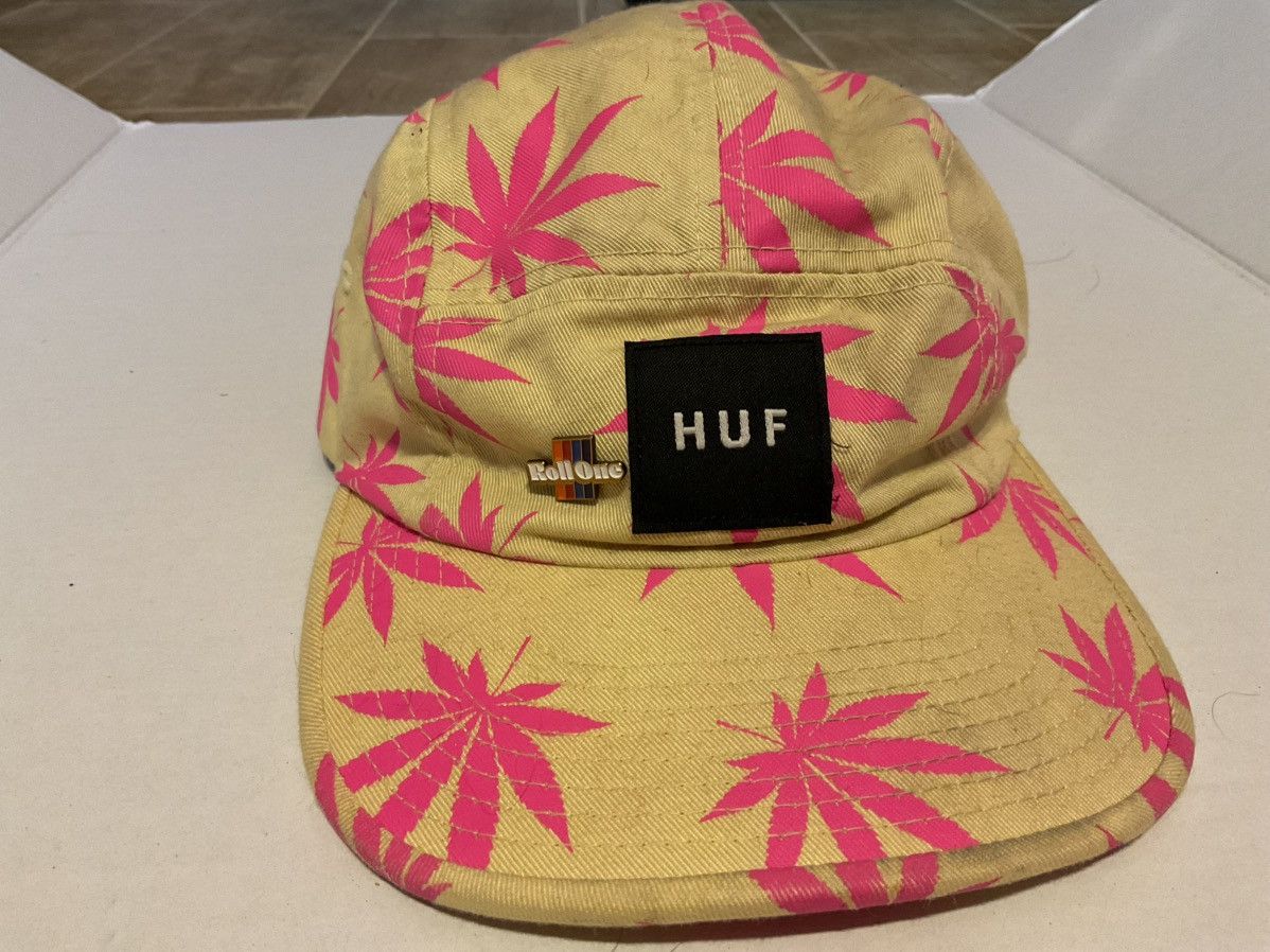 Huf Original Huf Hat Pink marijuana print Size ONE SIZE - 1 Thumbnail