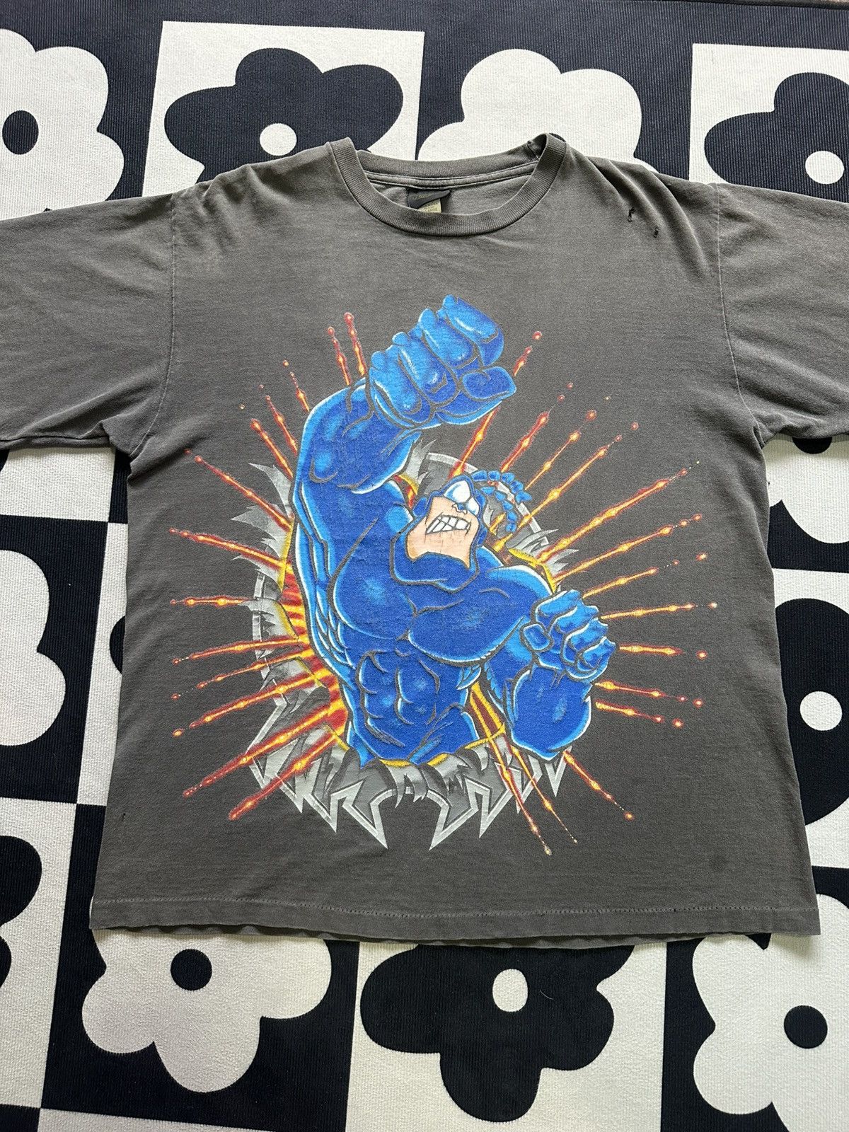 Cartoon Network THE TICK CARTOON VINTAGG 90s Size US XL / EU 56 / 4 - 8 Thumbnail
