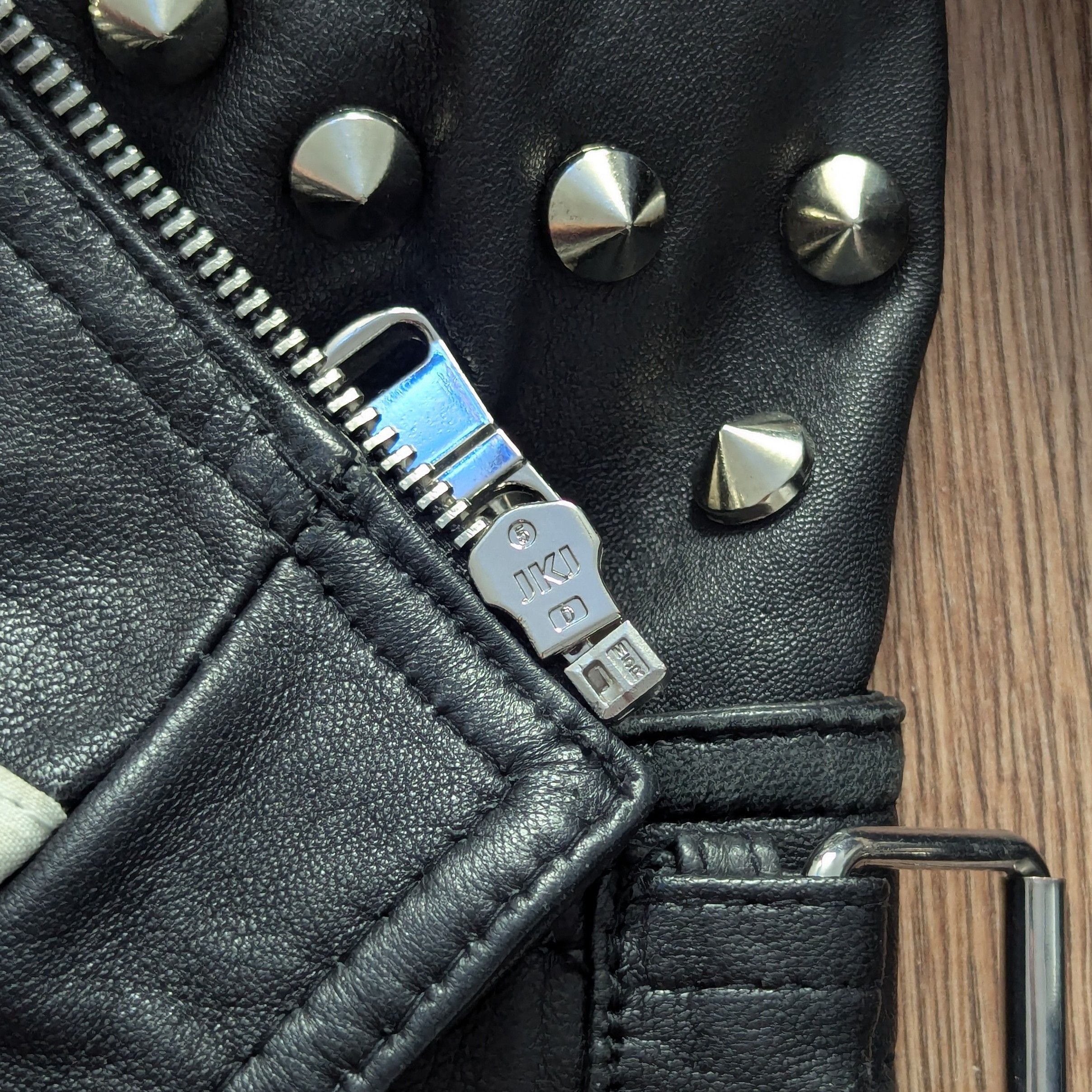 Zara Zara Studded cMotorcycle Biker Jacket Sailor Patches Size XS / US 0-2 / IT 36-38 - 15 Thumbnail