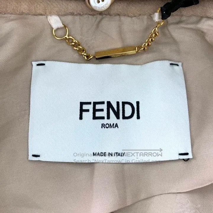Fendi Fendi Brown Wool Double-Breasted Coat. Size US S / EU 44-46 / 1 - 6 Thumbnail