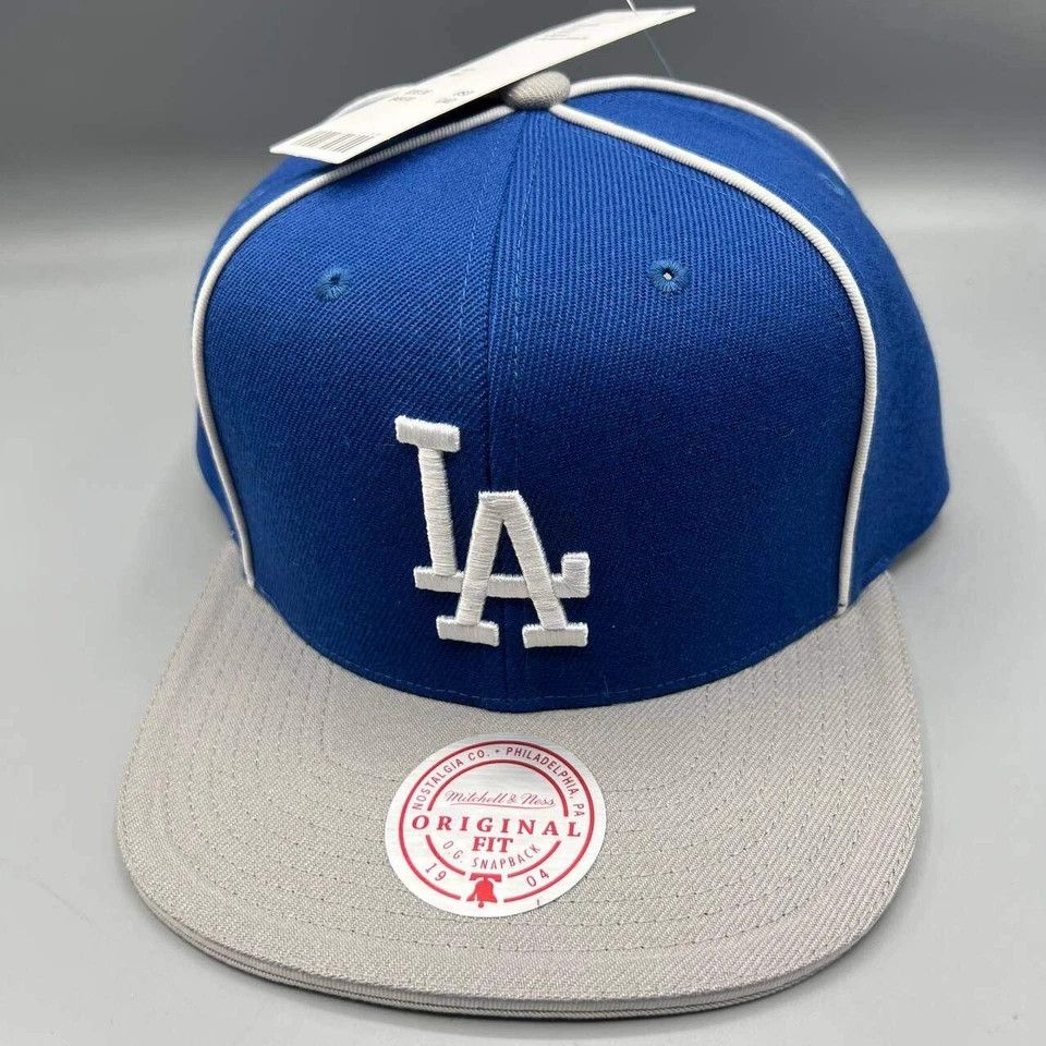 Mitchell & Ness Los Angeles LA Dodgers Hat Men Mitchell & Ness Snap Back Cap Size ONE SIZE - 3 Thumbnail