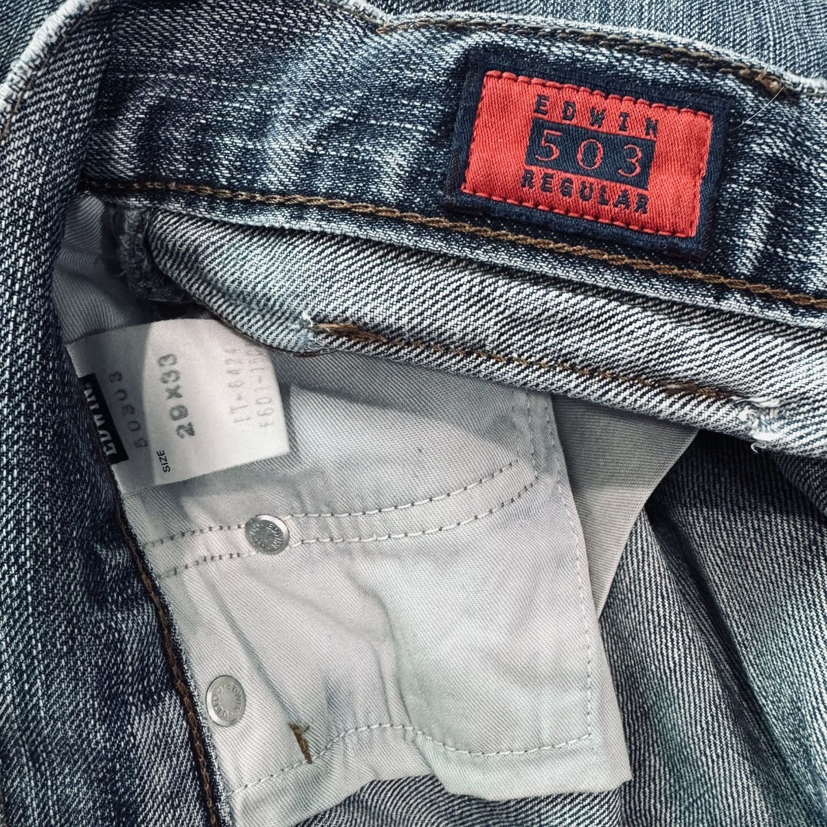 Edwin Size 29 X 33 503 EdwinDistressed Denim Size US 29 - 7 Thumbnail