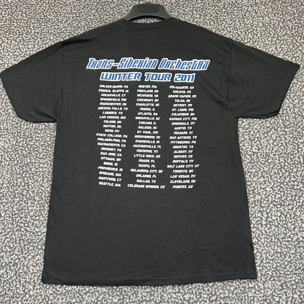 Hanes Trans-Siberian Orchestra Shirt Men L Winter Tour 2011 Cotton Size US L / EU 52-54 / 3 - 2 Thumbnail