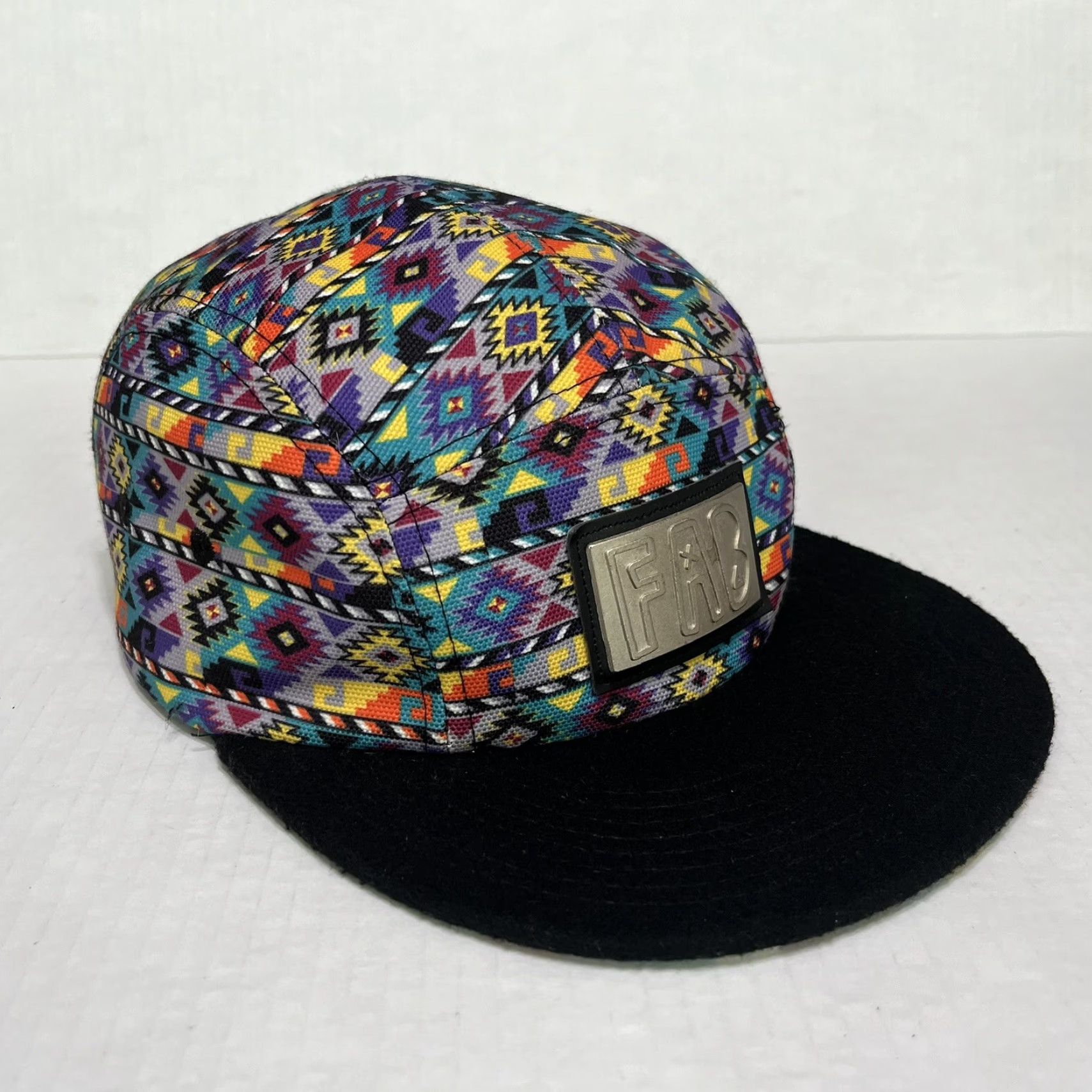 Vintage VINTAGE Grassroots Hat Cap 5 Panel Snap Back Aztec FAB 420 Marissa Favazza Grassroots California Hat Size ONE SIZE - 7 Thumbnail