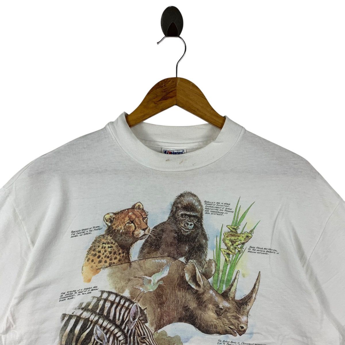 Habitat × Vintage Vintage 90s HABITAT all animal printed tee Size US M / EU 48-50 / 2 - 2 Thumbnail