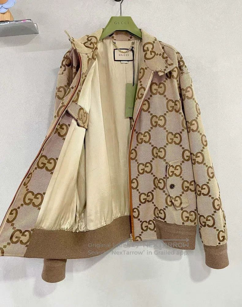 Gucci Gucci Camel-coloured double G coat Size US M / EU 48-50 / 2 - 1 Thumbnail
