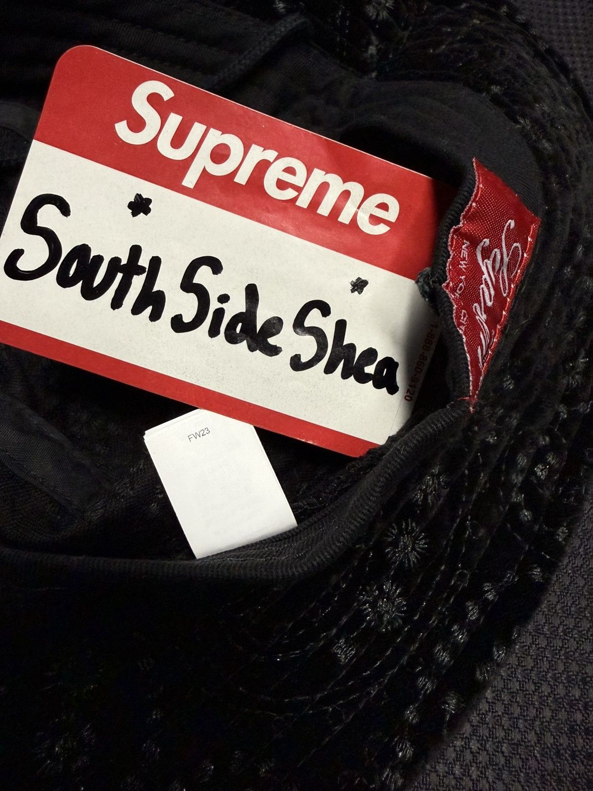 Supreme Velvet Paisley Boonie (FW23) Size ONE SIZE - 6 Thumbnail