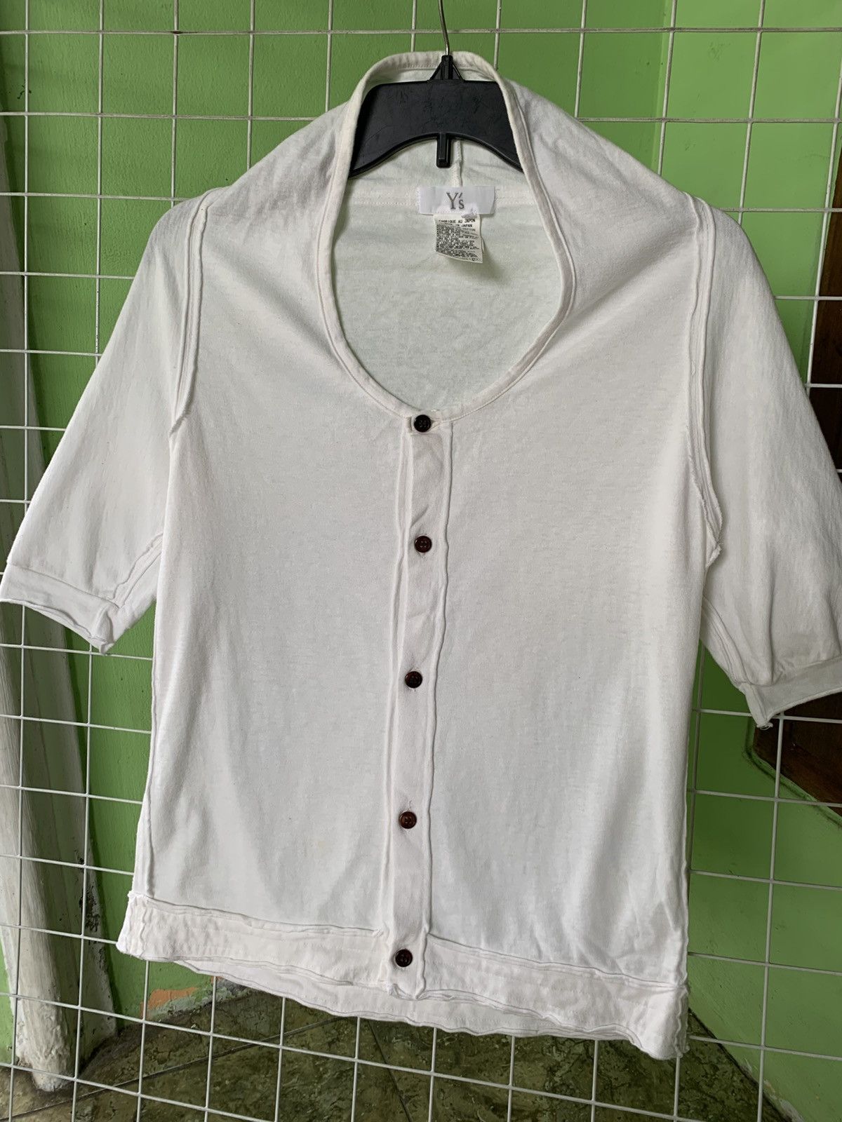 Yohji Yamamoto Yohji Yamamoto Y’s Short Sleeve Top Size US M / EU 48-50 / 2 - 2 Thumbnail