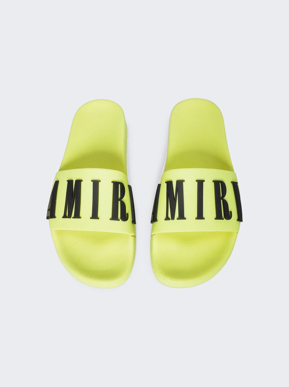 Amiri o1gr1nt1024 Pool Slides in Volt/Black Size US 10 / EU 43 - 3 Thumbnail
