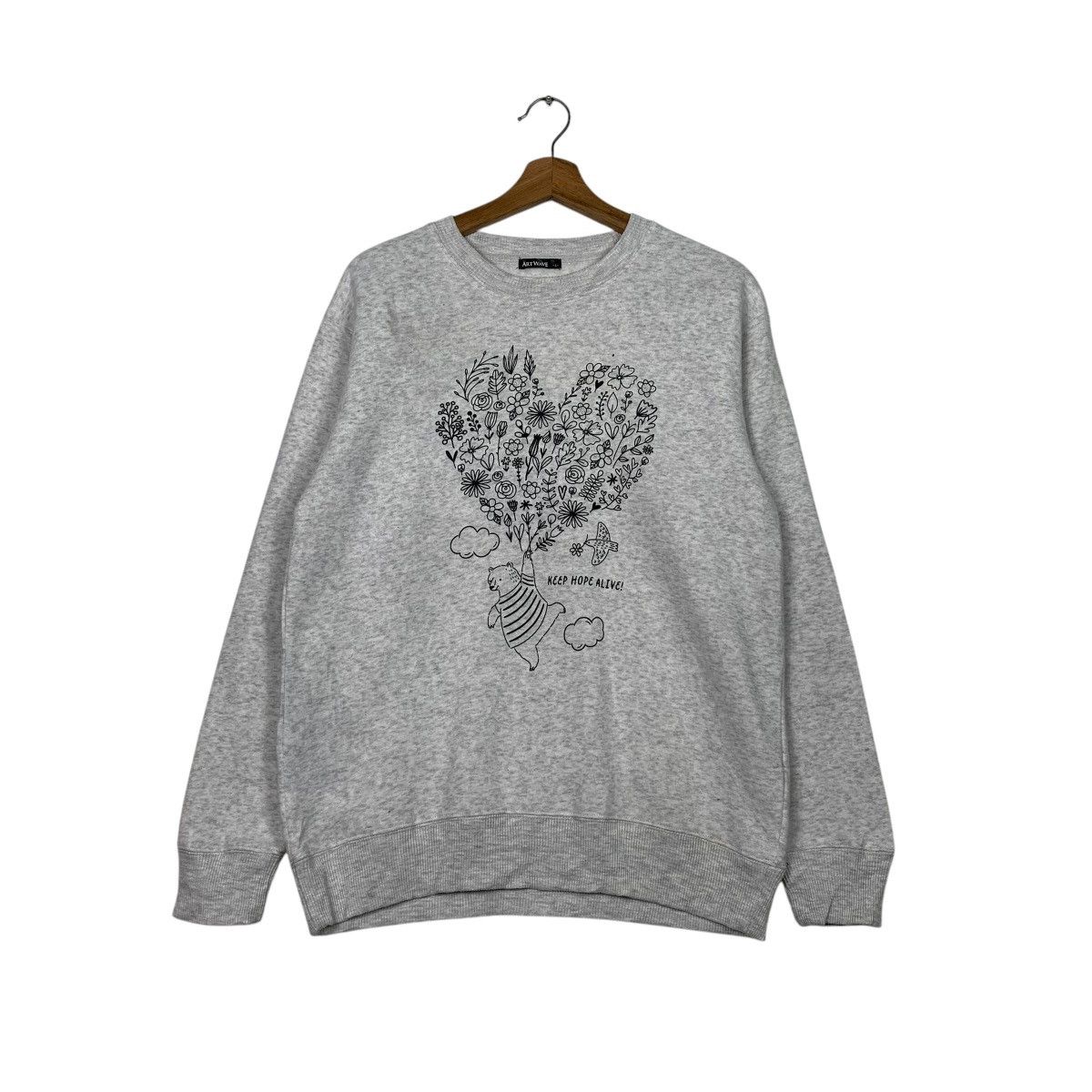 Japanese Brand Japanese Brand Art wave Love Bear Sweatshirt Size L / US 10 / IT 46 - 1 Thumbnail