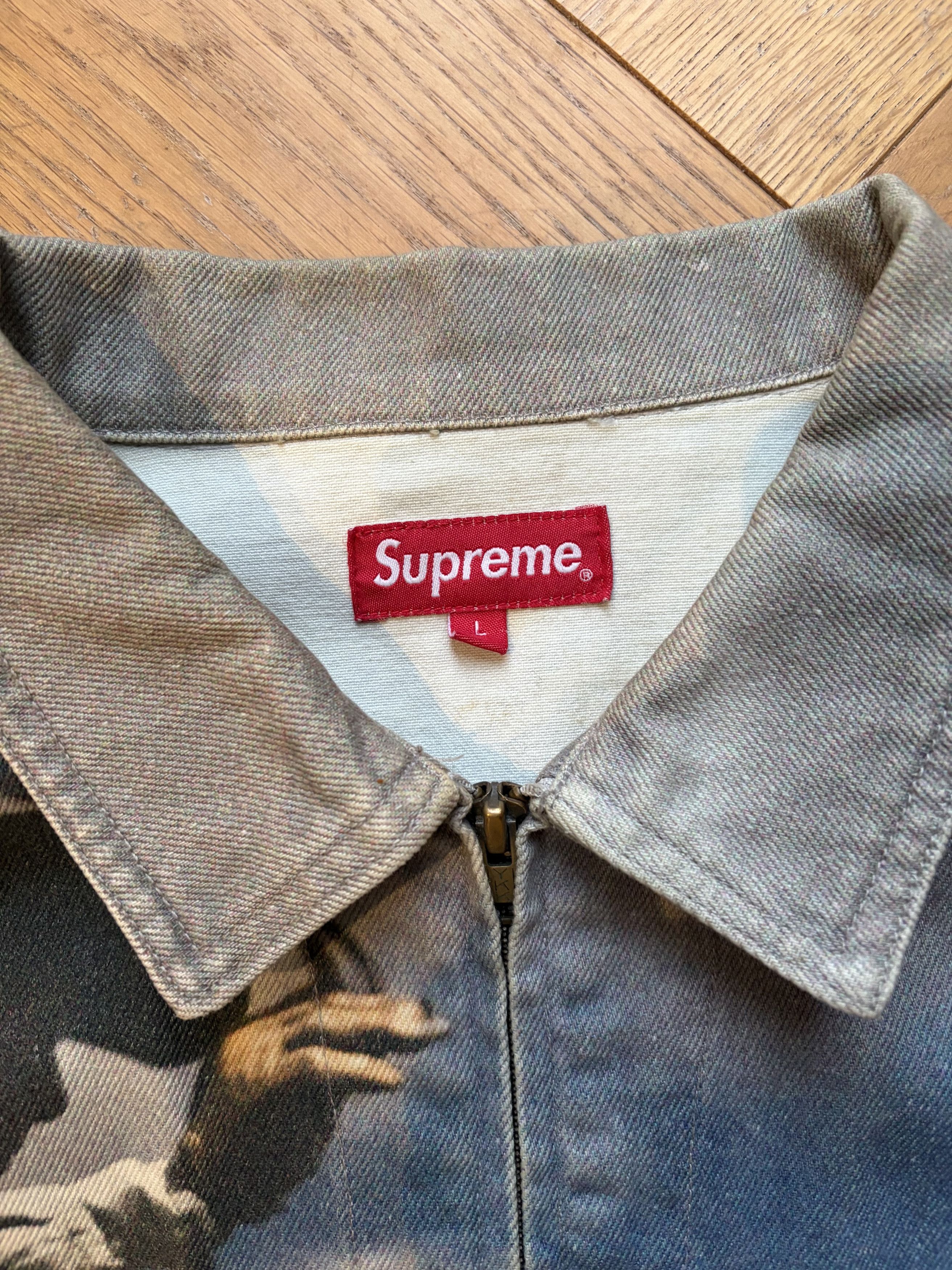 Supreme Cowboy Jim Krantz Denim Jacket SS17 Size US L / EU 52-54 / 3 - 3 Thumbnail