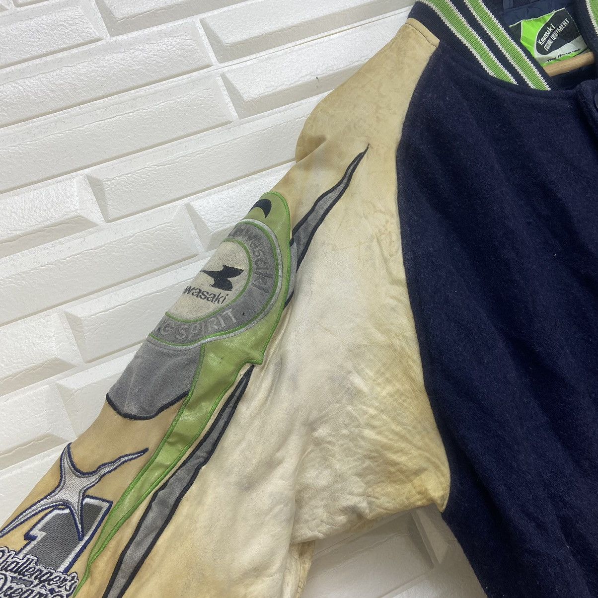 Japanese Brand Team Kawasaki Racing Spirit Challenge Dream Varsity Jacket Size US M / EU 48-50 / 2 - 10 Thumbnail