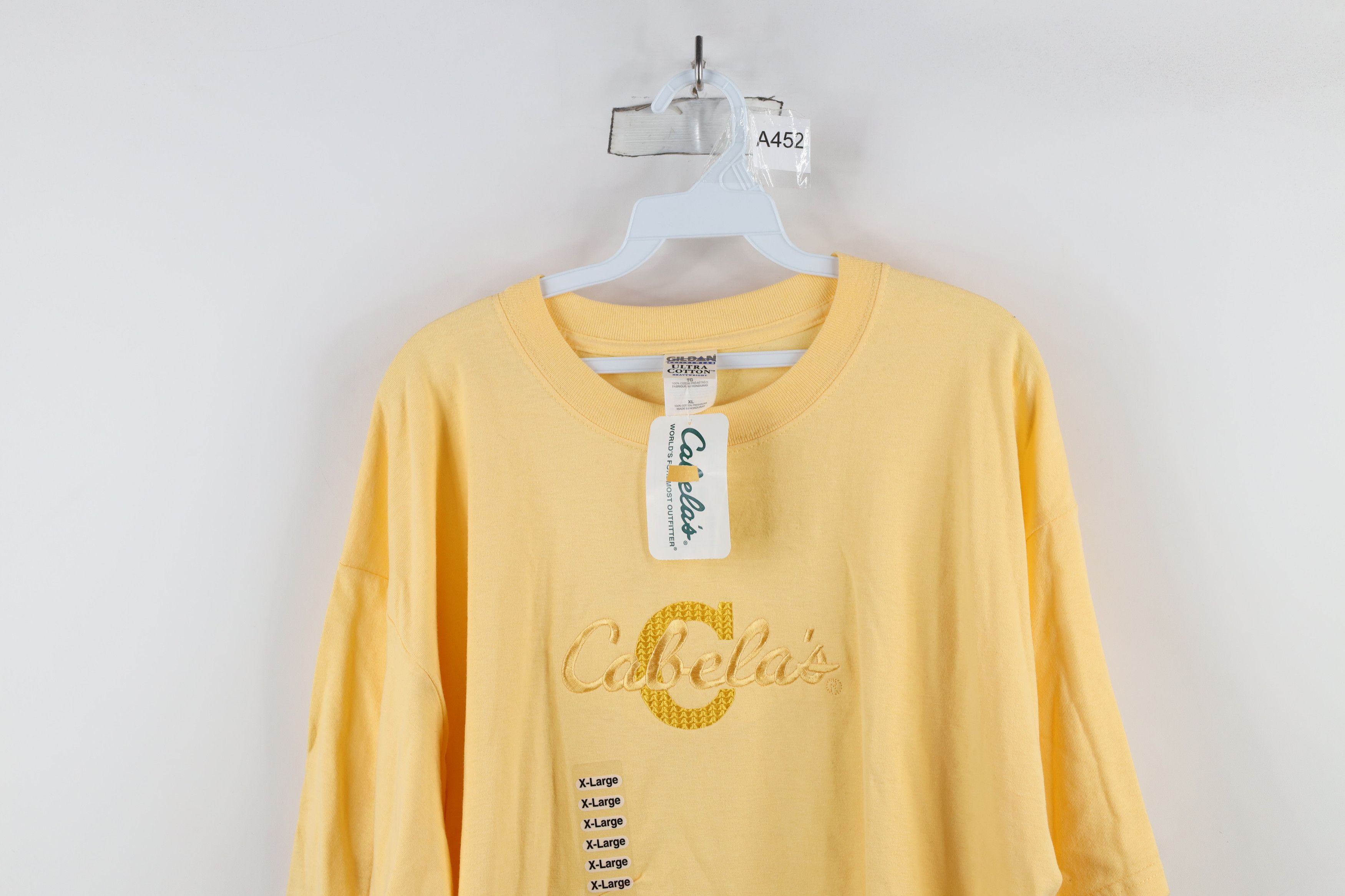 Cabelas × Vintage Deadstock Vintage 90s Cabelas Script Short Sleeve T-Shirt Size XL / US 12-14 / IT 48-50 - 2 Thumbnail
