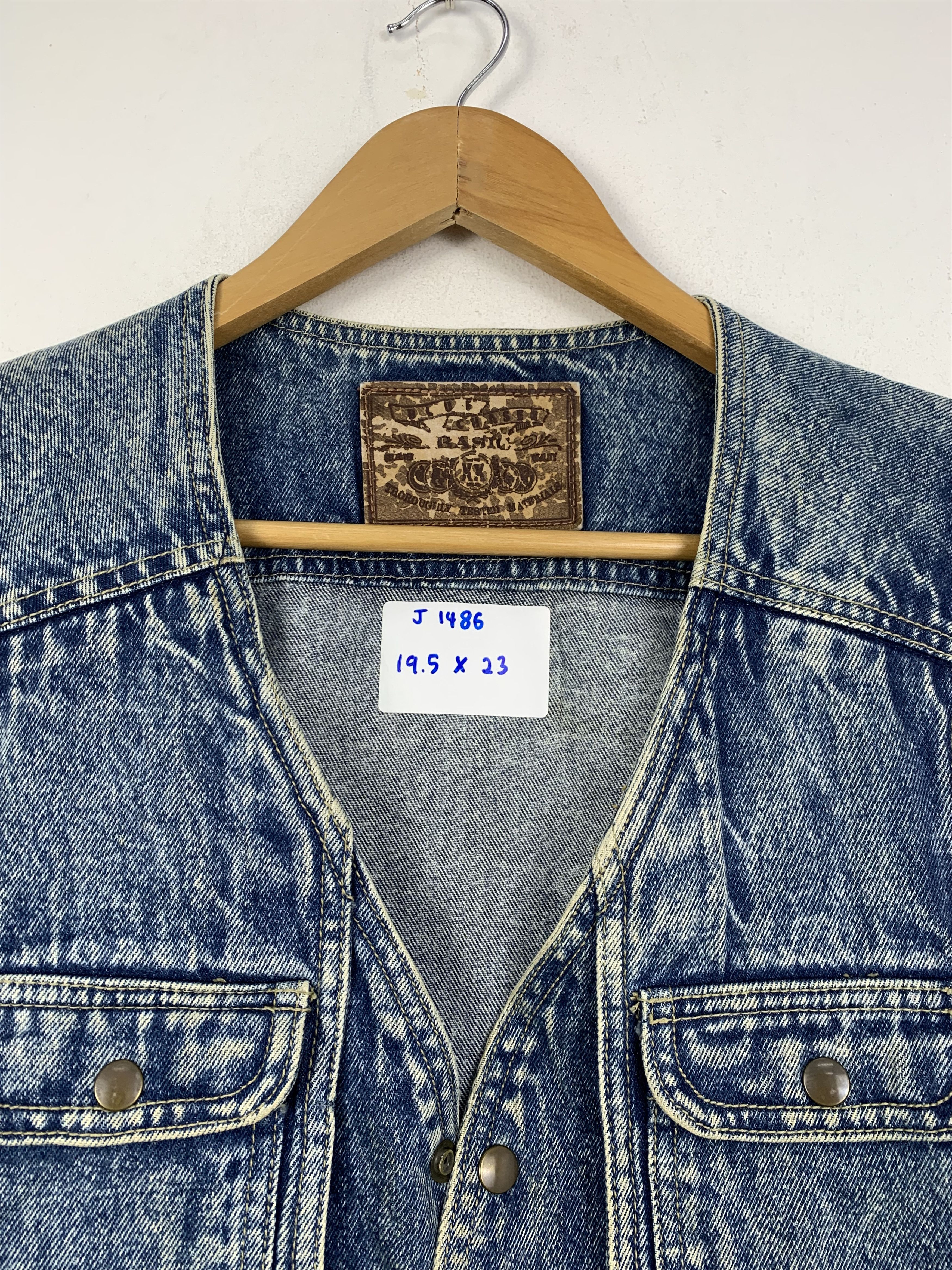 Vintage Vintage Blue Chaser Mulripocket Denim Vest J1486 Size US M / EU 48-50 / 2 - 8 Thumbnail