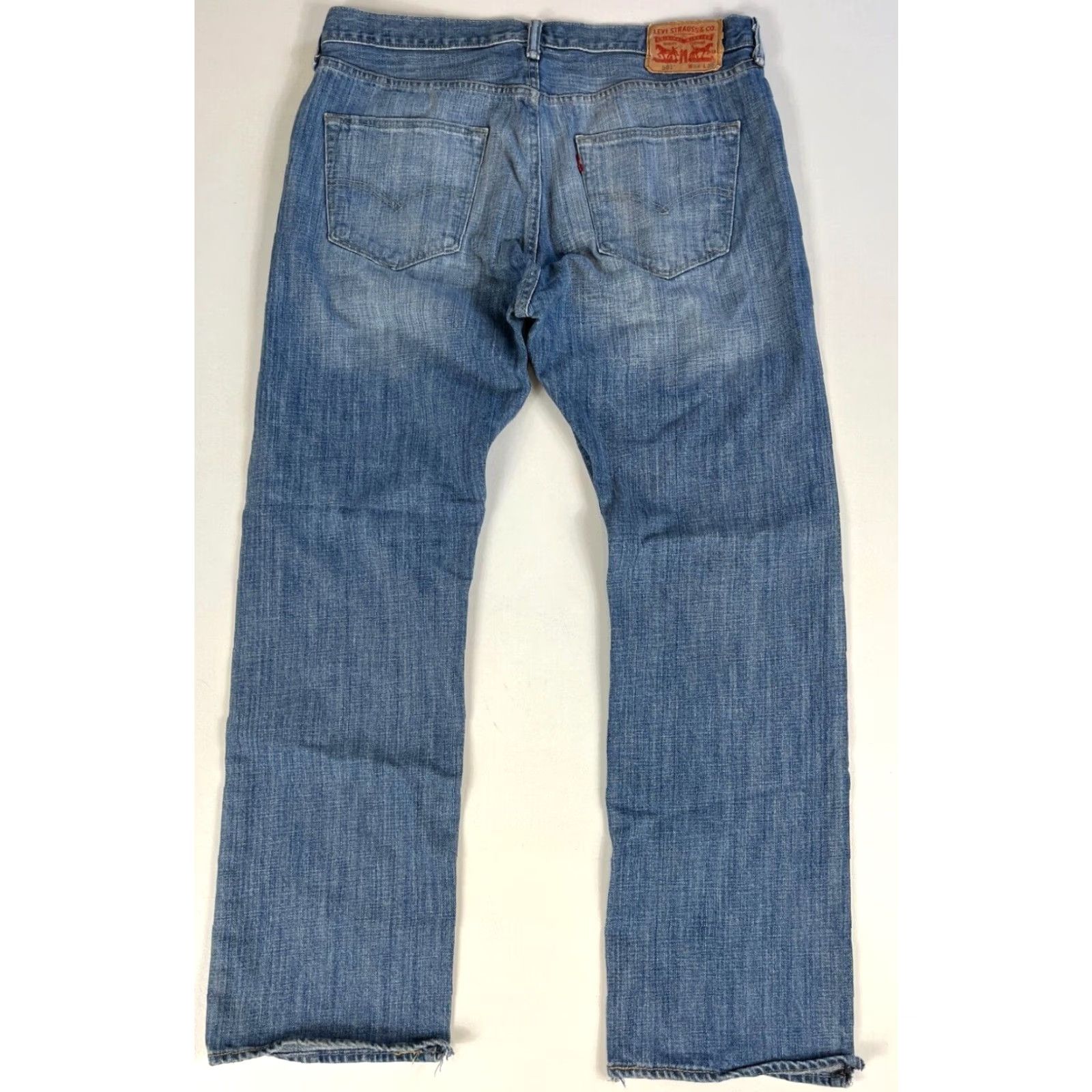 Levi's Levi's 501 Jeans Medium Wash Regular Size 34x30 Blue 5-Pocket Denim Straight Mens Jeans Size US 34 / EU 50 - 2 Thumbnail