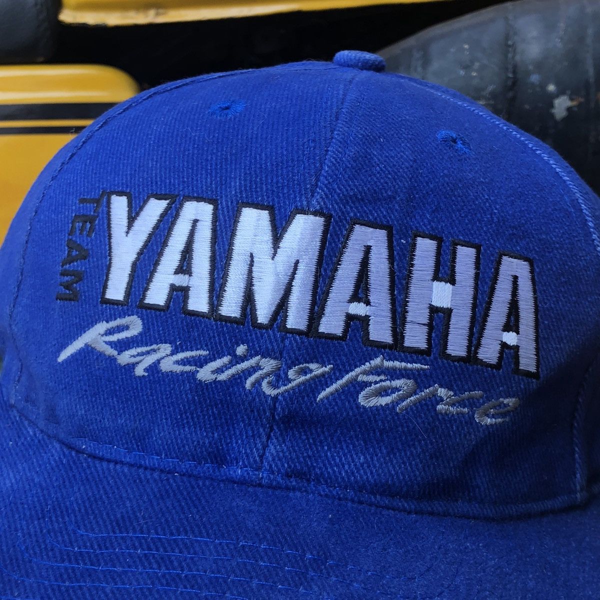Japanese Brand 🔥RARE🔥 Vintage Yamaha Racing Force Hat Size ONE SIZE - 3 Thumbnail