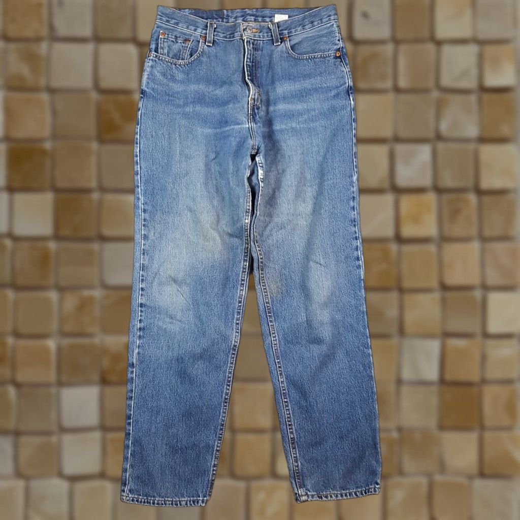 Levi's 90s Levi's 560 Loot Fit Straight Leg Size 12 Vintage Denim Blue Jeans Stonewash Size 34" / US 12 / IT 48 - 1 Thumbnail
