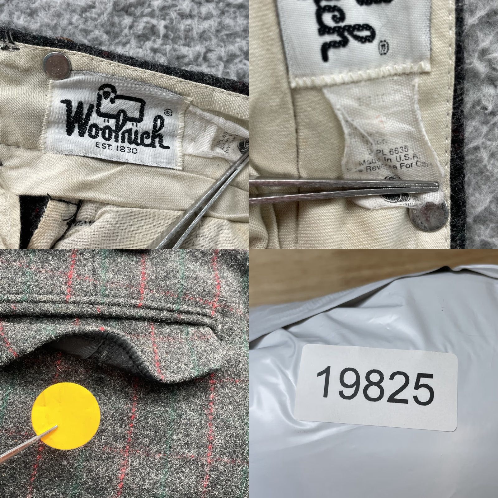 Vintage VINTAGE Woolrich Pants Mens 38x26 Gray Red Outdoor Workwear Hunting USA Woolrich Pants Mens 38x26 Grey Red Outdoor Workwear Hunting Size US 38 / EU 54 - 8 Thumbnail