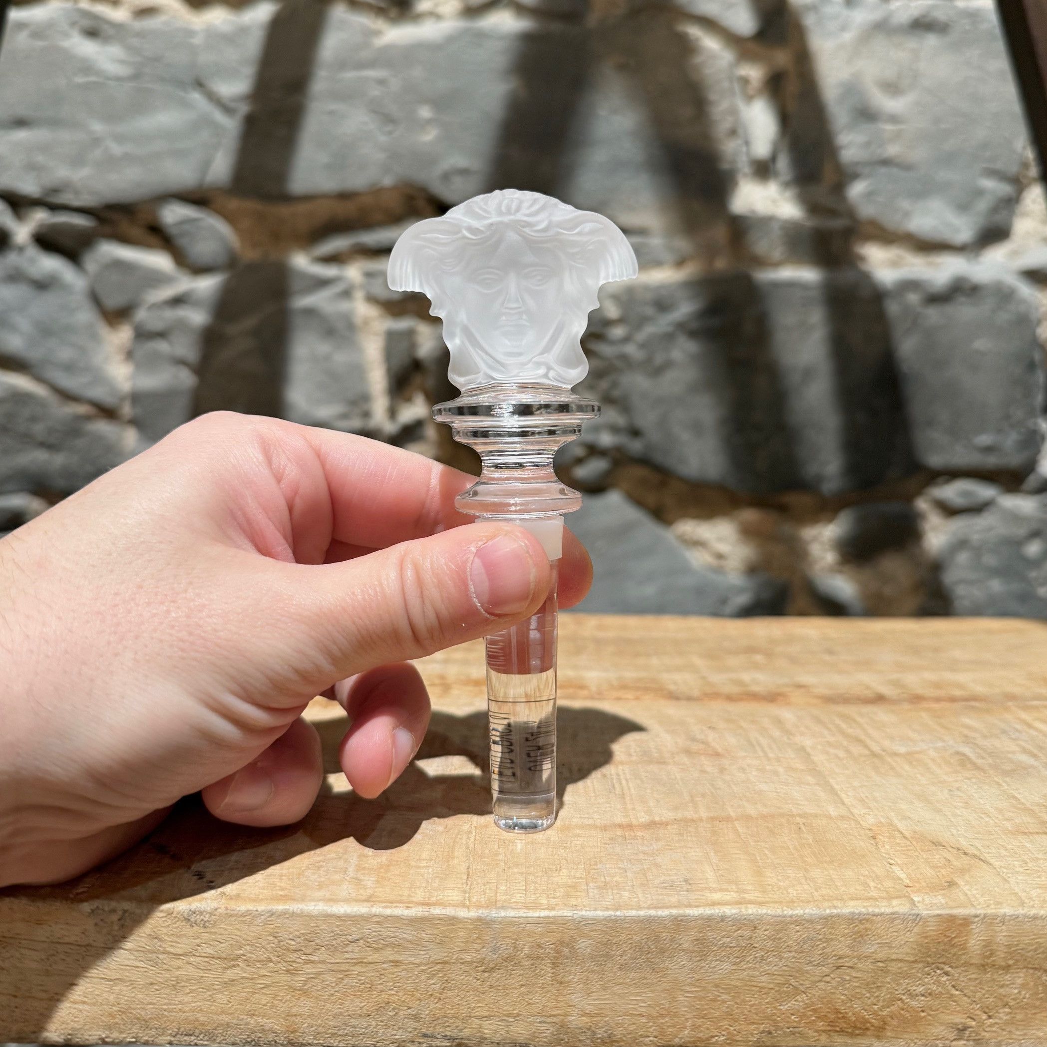 Versace Versace X Rosenthal Crystal Medusa Head Bottle Stopper Size ONE SIZE - 1 Thumbnail
