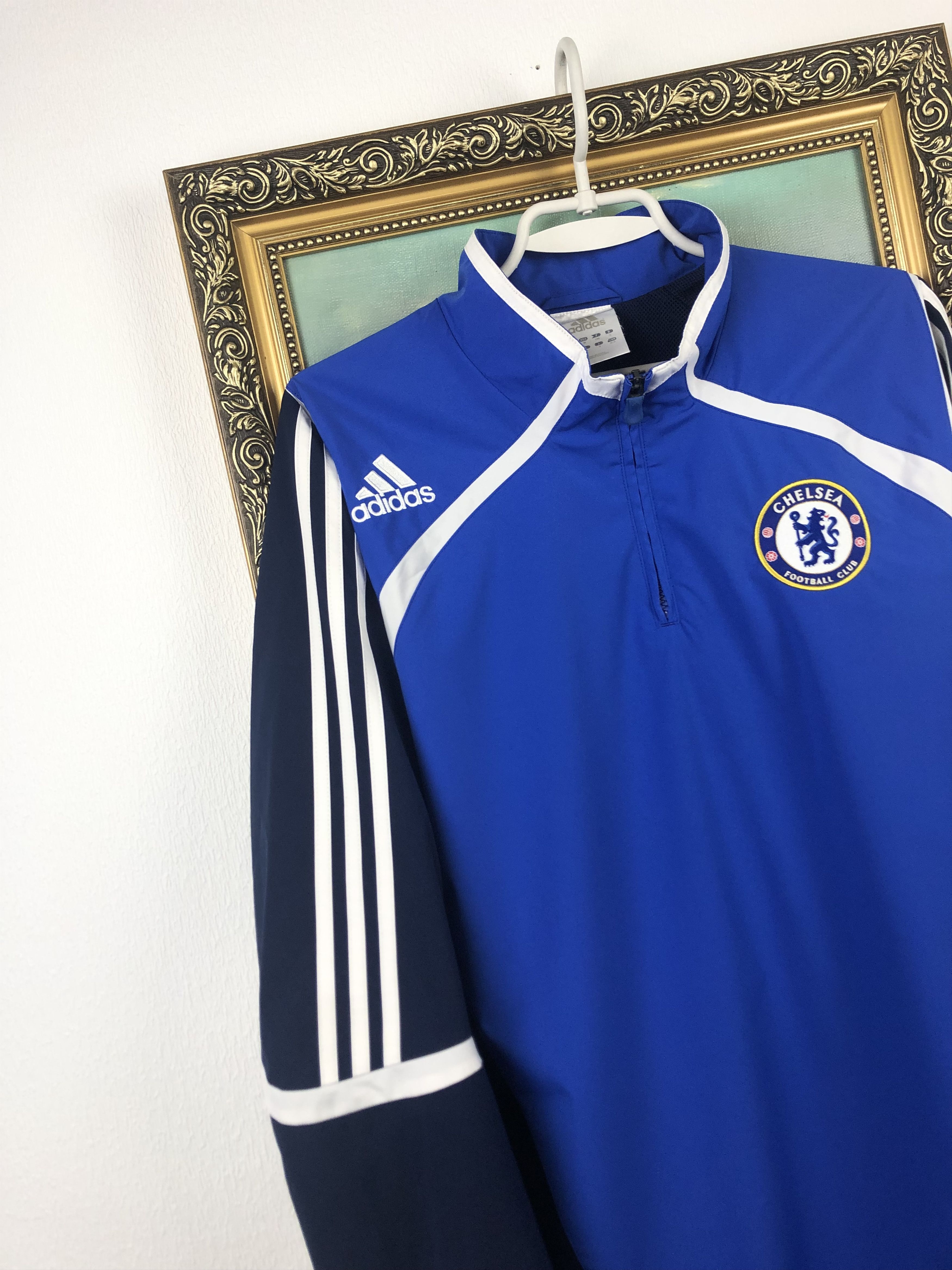 Adidas Vintage Chelsea Football Sweatshirt Soccer Jacket Rare Size US M / EU 48-50 / 2 - 3 Thumbnail
