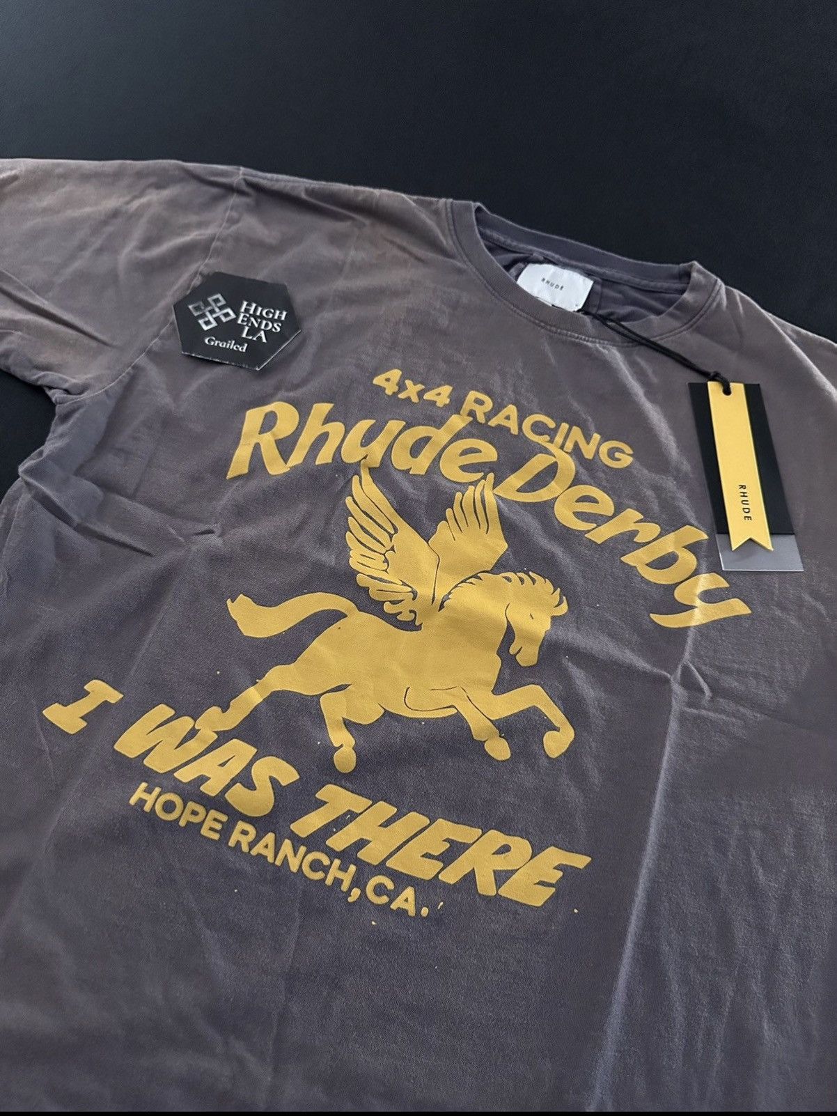 Rhude Rhude Derby Racing Tee Size US S / EU 44-46 / 1 - 2 Thumbnail