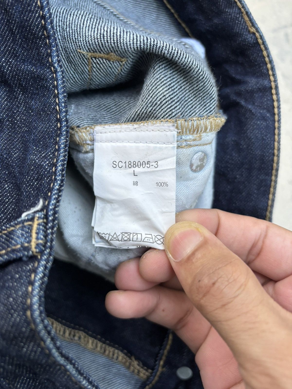 Yohji Yamamoto Vintage Baggy Jeans Japanese Studio Clip Wide Baggy Jeans Size US 31 - 9 Thumbnail
