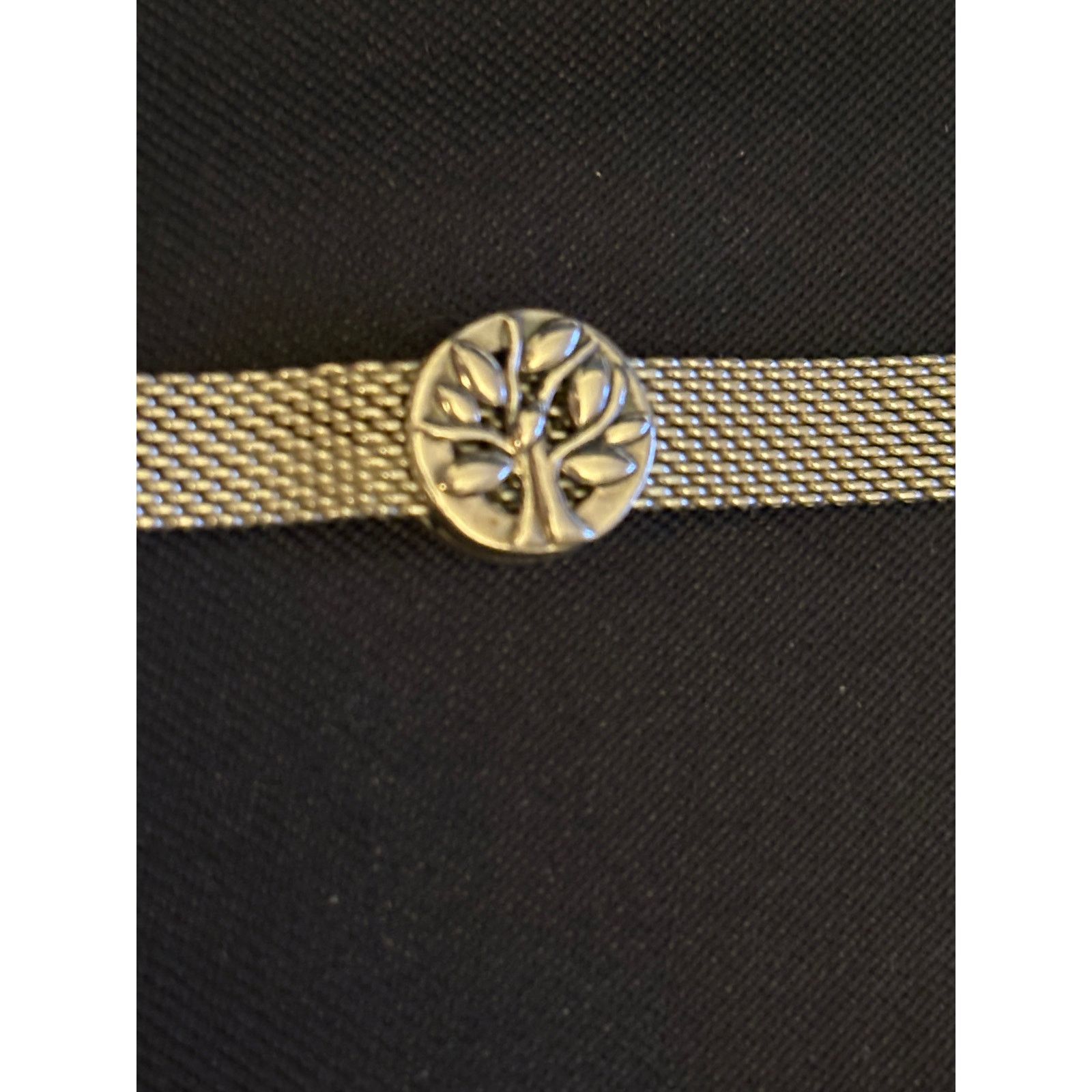 pandora Pandora S925 ALE Sterling Silver Mesh Bracelet 6.25" Charm Size ONE SIZE - 2 Thumbnail