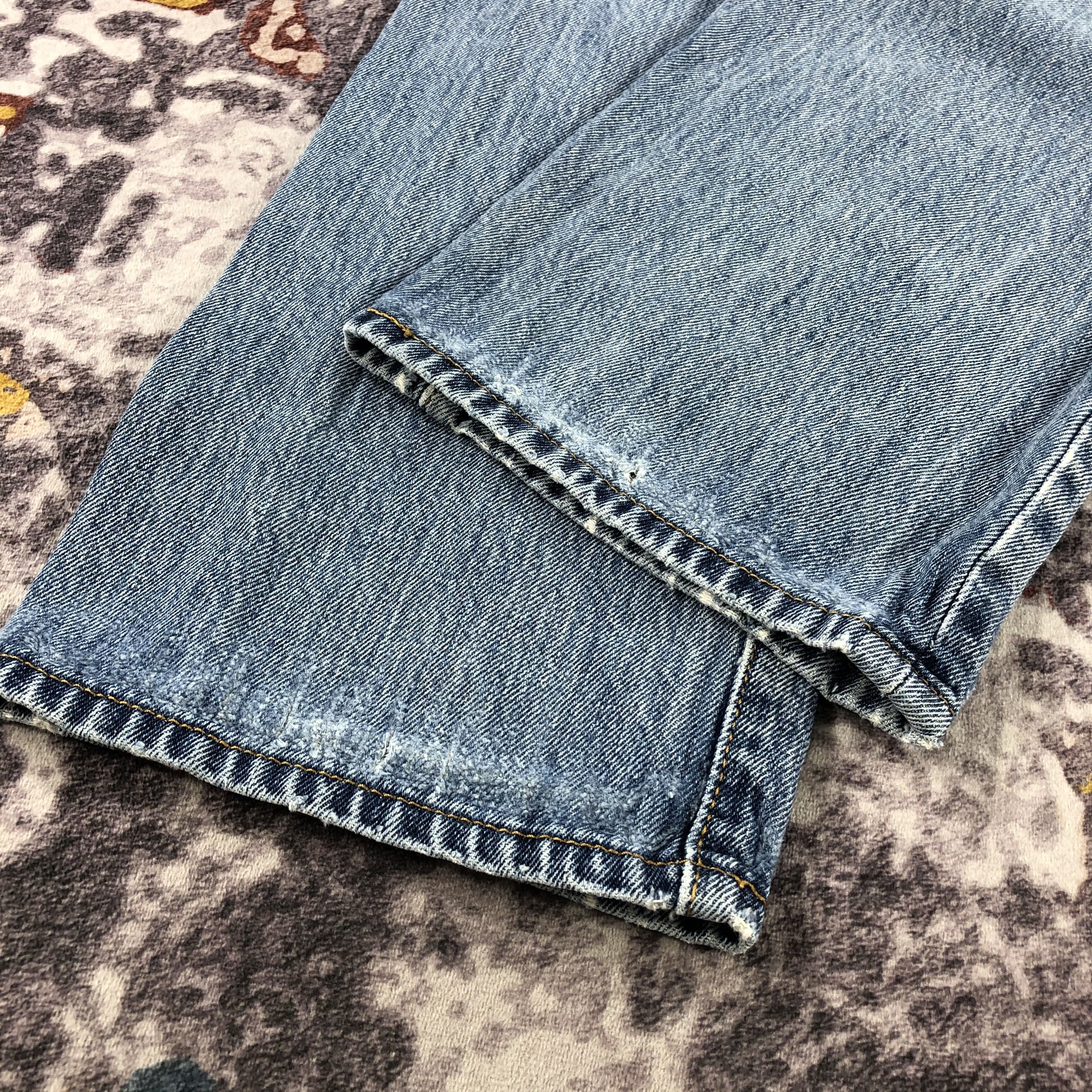 Levi's Vintage Blue Wash Levis 501 Jeans-JM3043 Size US 30 / EU 46 - 4 Thumbnail