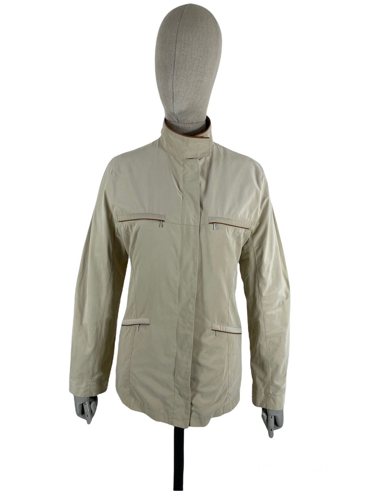 Paul & Shark Vintage P&S Logo Yachting Italy Nylon Long Sleeve Coat Jacket Parka Trench Size M / US 6-8 / IT 42-44 - 2 Thumbnail