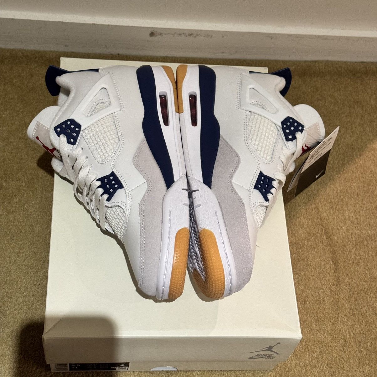 Jordan Brand Air Jordan 4 Nike SB Navy UK8.5/US9.5 Size US 9.5 / EU 42-43 - 4 Thumbnail