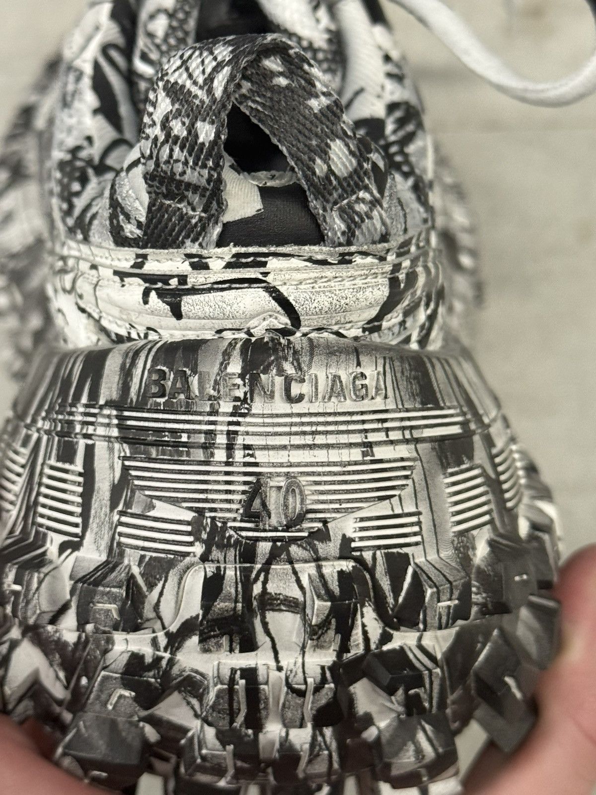 New Balenciaga Graffiti Defender Bouncer Sneaker